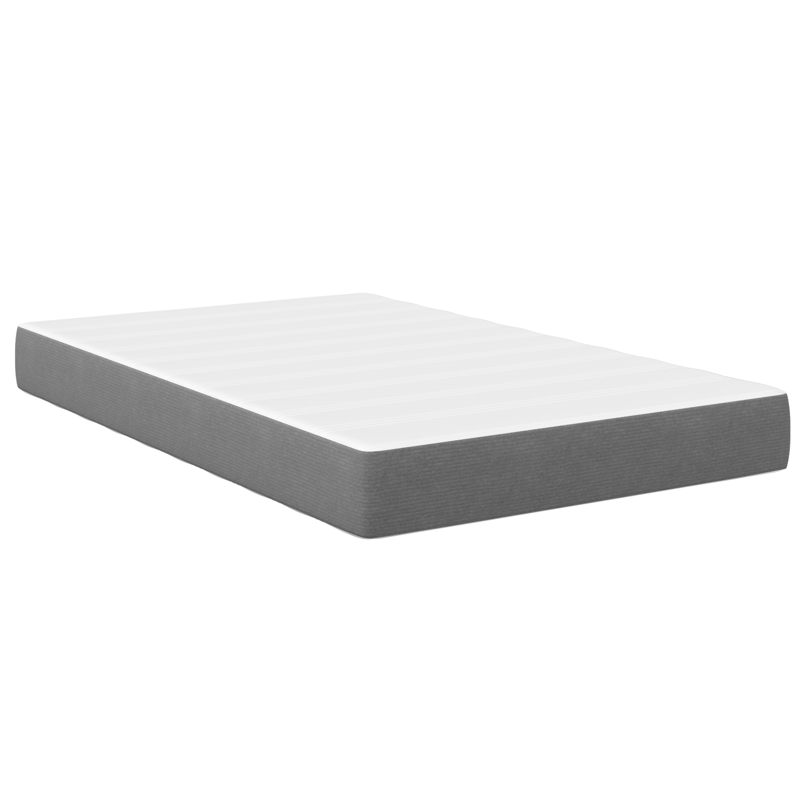 Saltea arcuri pocket gri deschis medie 120x190x20 cm textil — imaginea 2