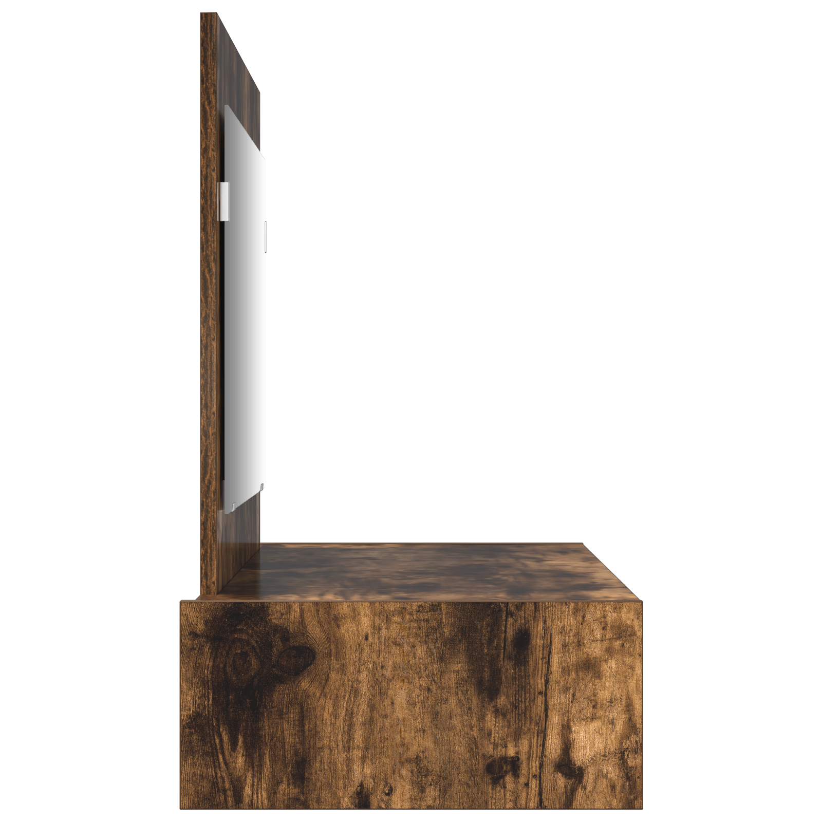 Masa de toaleta suspendata, stejar fumuriu, 100x40x70 cm — imaginea 7