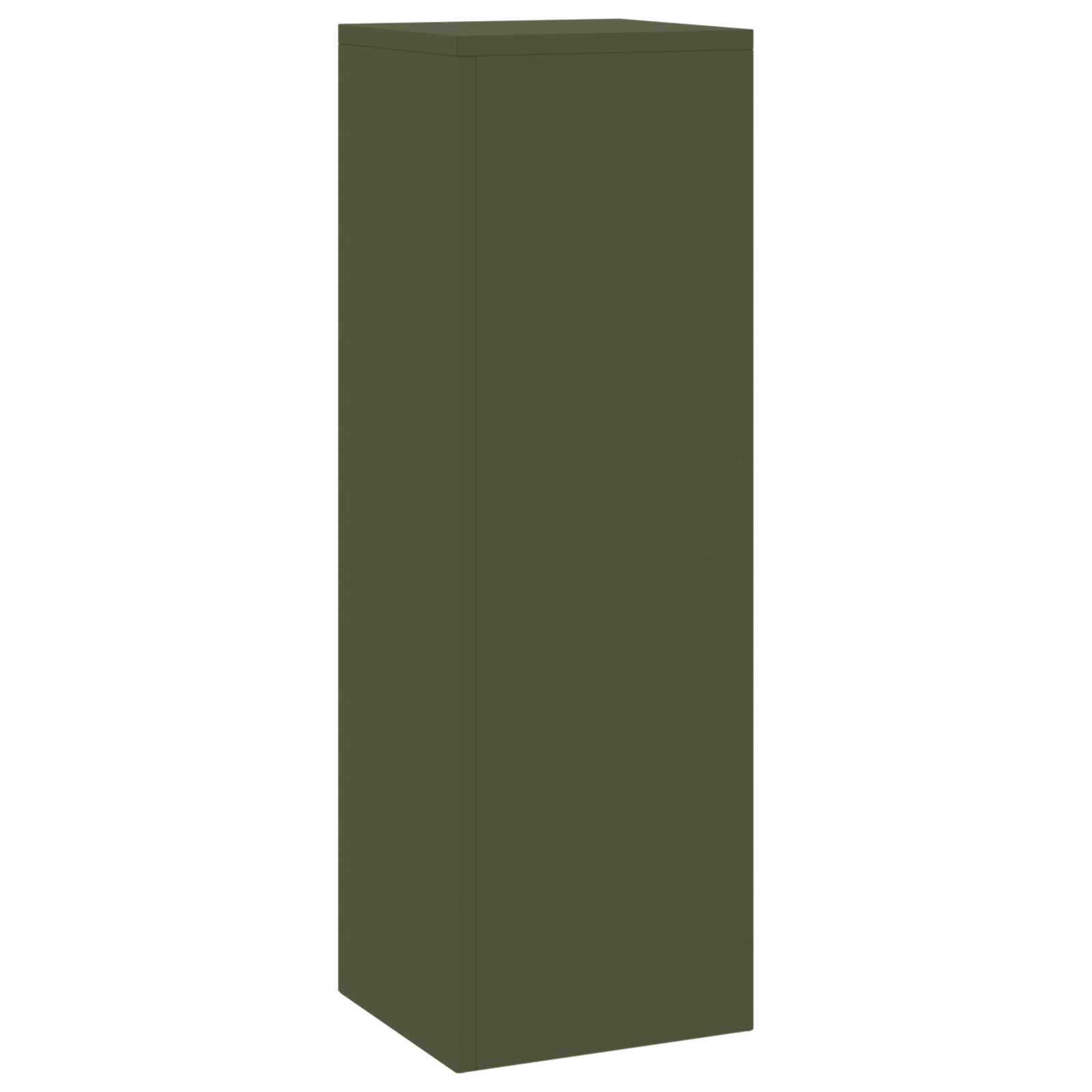 Suporturi plante pilon exterior 2 buc. oliv 24x24x75 cm otel — imaginea 5