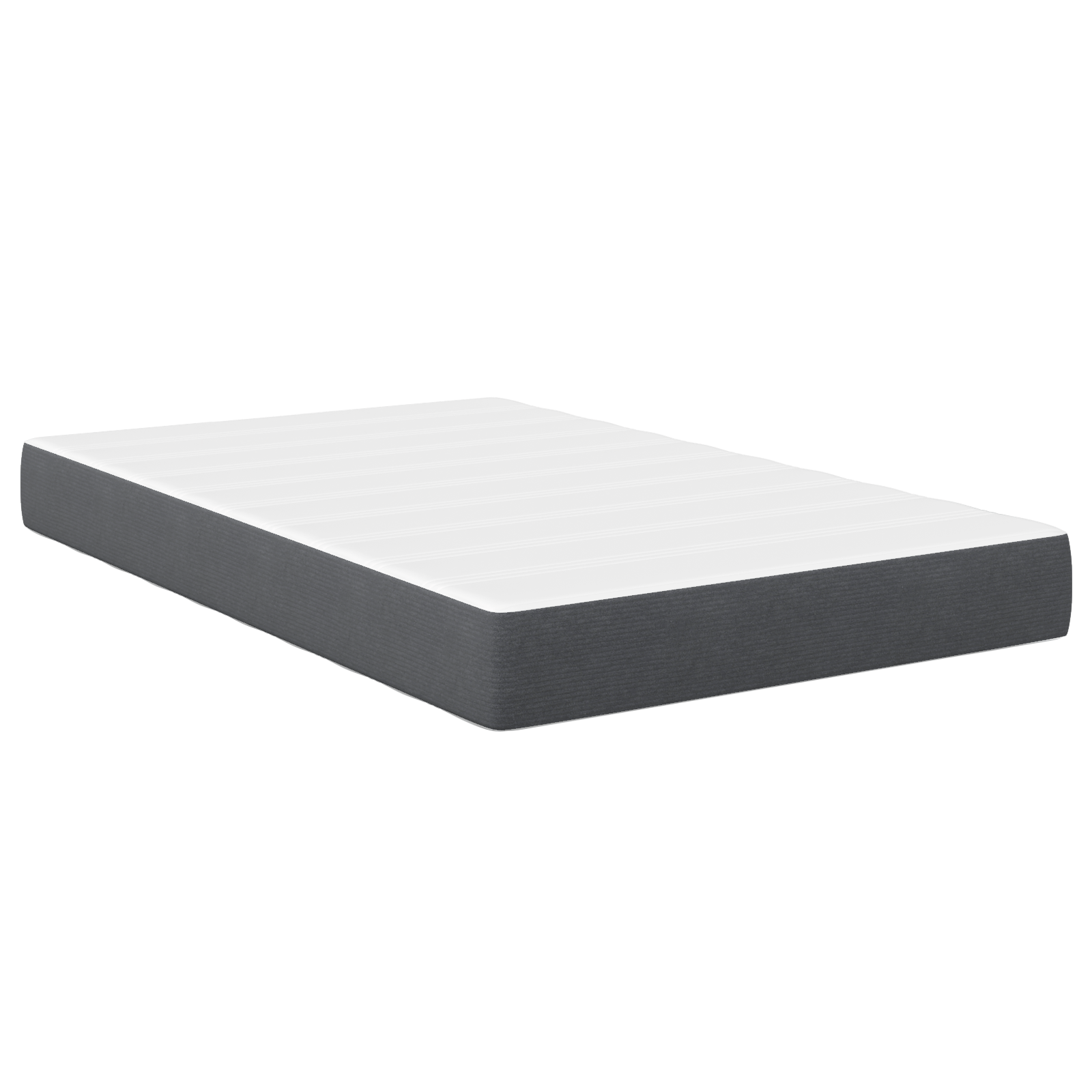 Saltea arcuri pocket gri inchis medie 120x190x20 cm textil — imaginea 2
