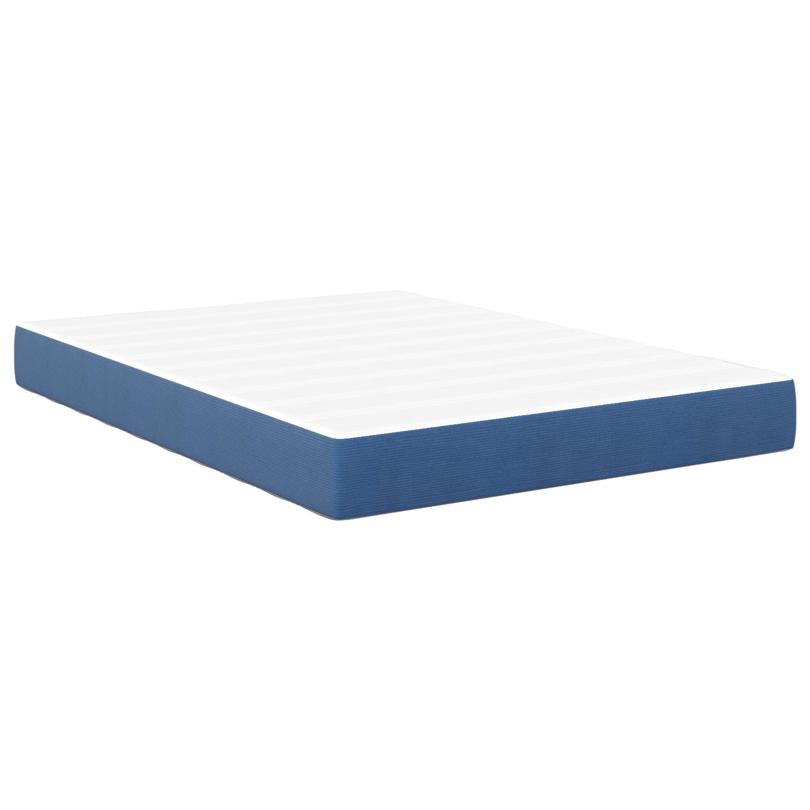 Saltea arcuri pocket albastru medie 140x190x20cm textil — imaginea 2