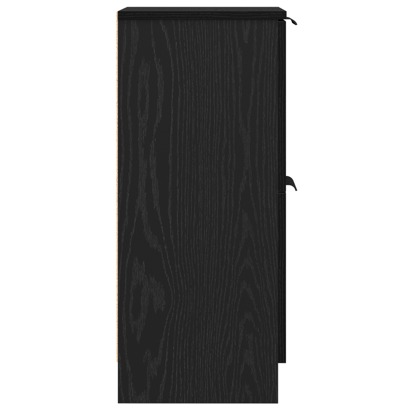 Bufete 2 buc in Stejar Negru, 30x30x70 cm, Fabricat din Lemn Prelucrat — imaginea 8