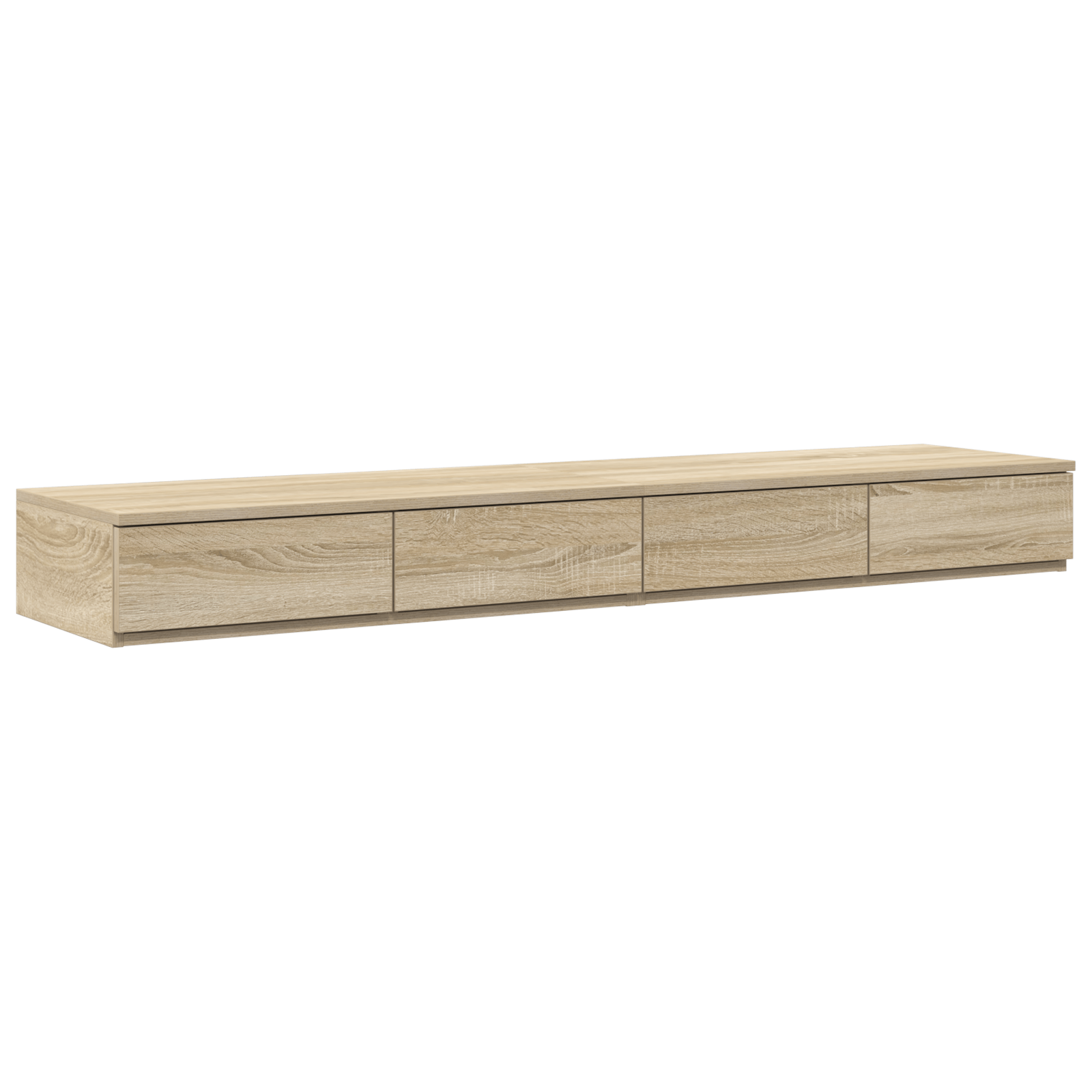 Noptiera Sonoma Stejar 140x36,5x16,5 cm Lemn Prelucrat — imaginea 2