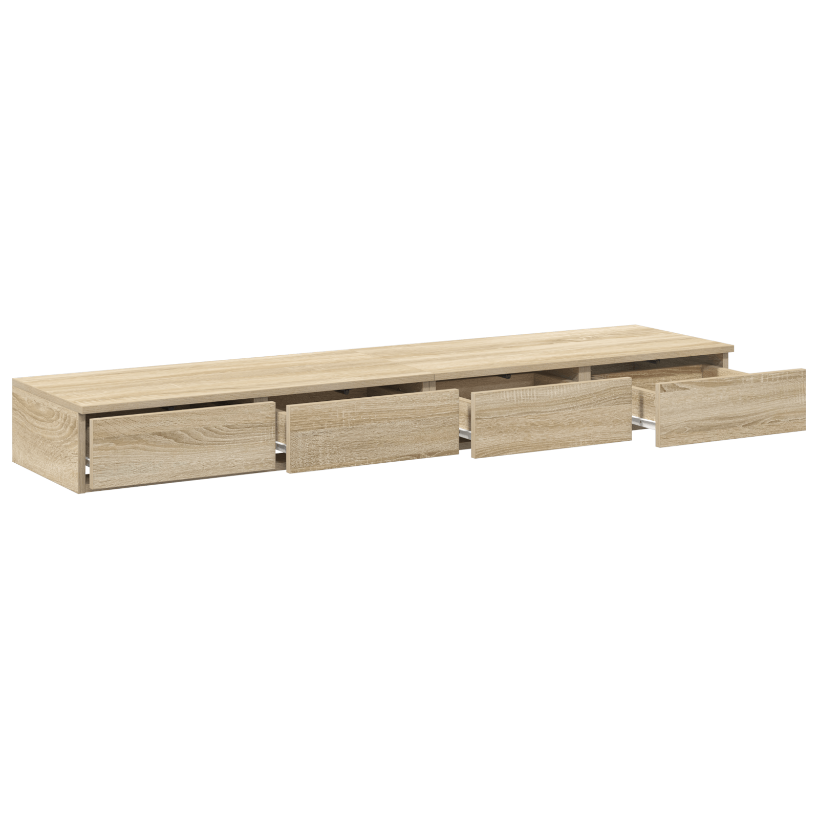 Noptiera Sonoma Stejar 140x36,5x16,5 cm Lemn Prelucrat — imaginea 5