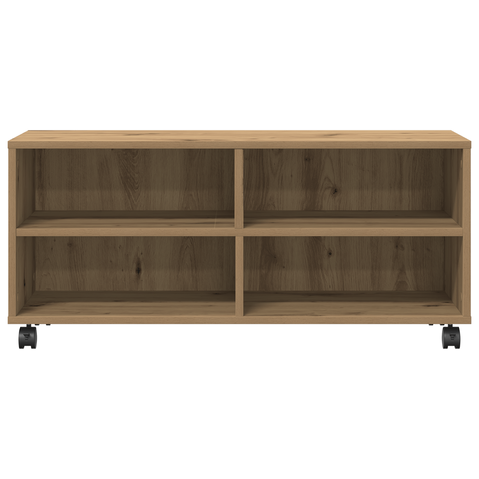 Dulap TV, stejar artizanal, 90x35x35 cm, lemn prelucrat — imaginea 5