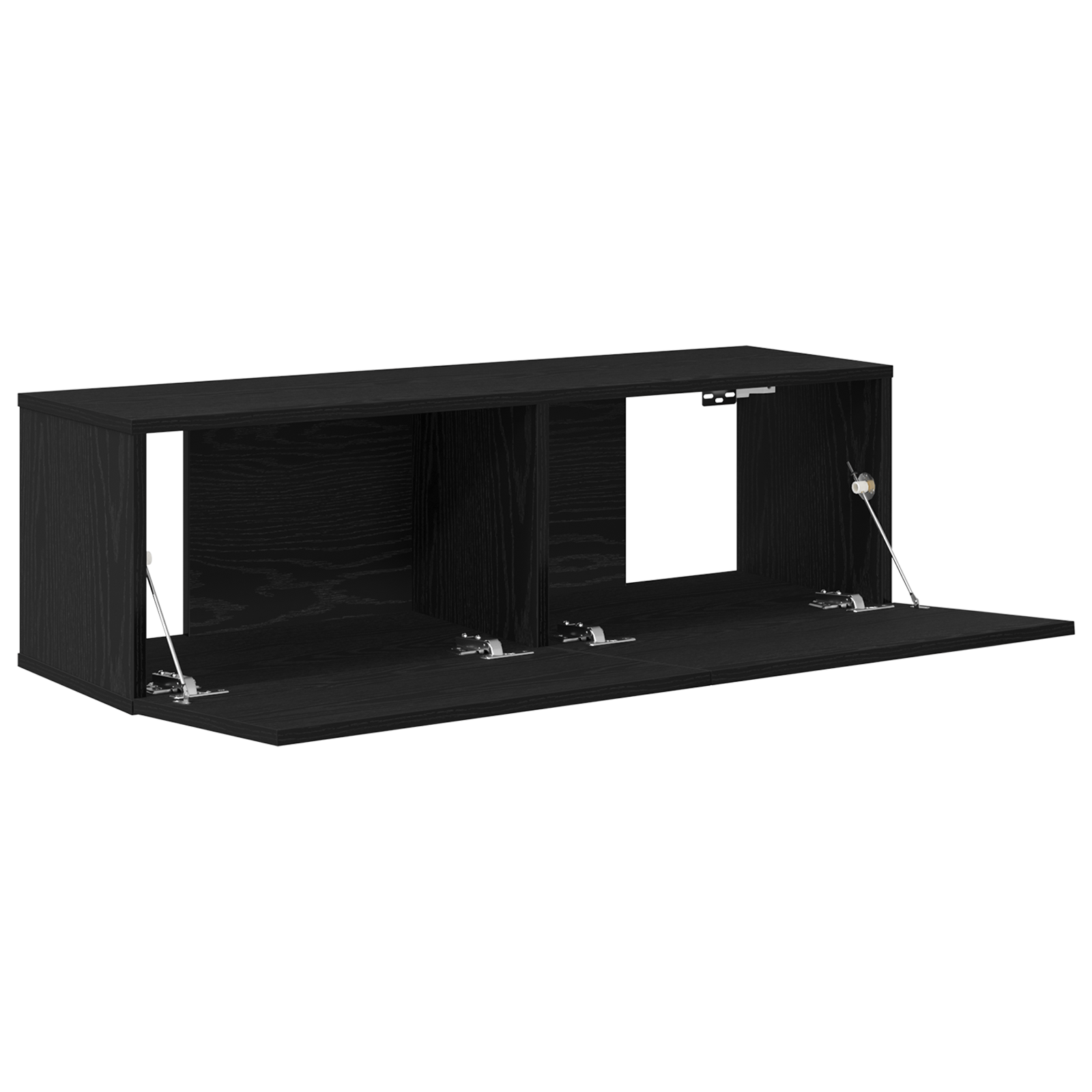 Dulapuri TV, 2 buc., stejar negru, 100x30x30 cm, lemn prelucrat — imaginea 5
