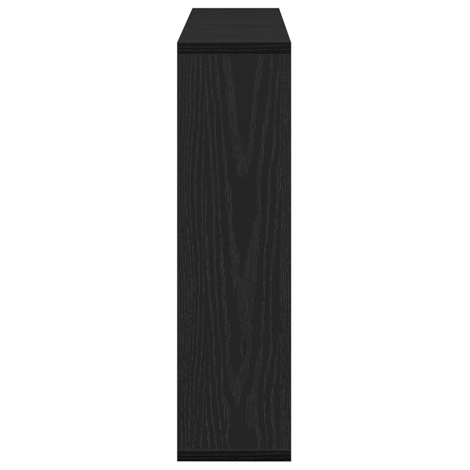 sertar cu oglinda LED - Stejar negru - 76x15x55 cm - Fabricat din lemn prelucrat — imaginea 7