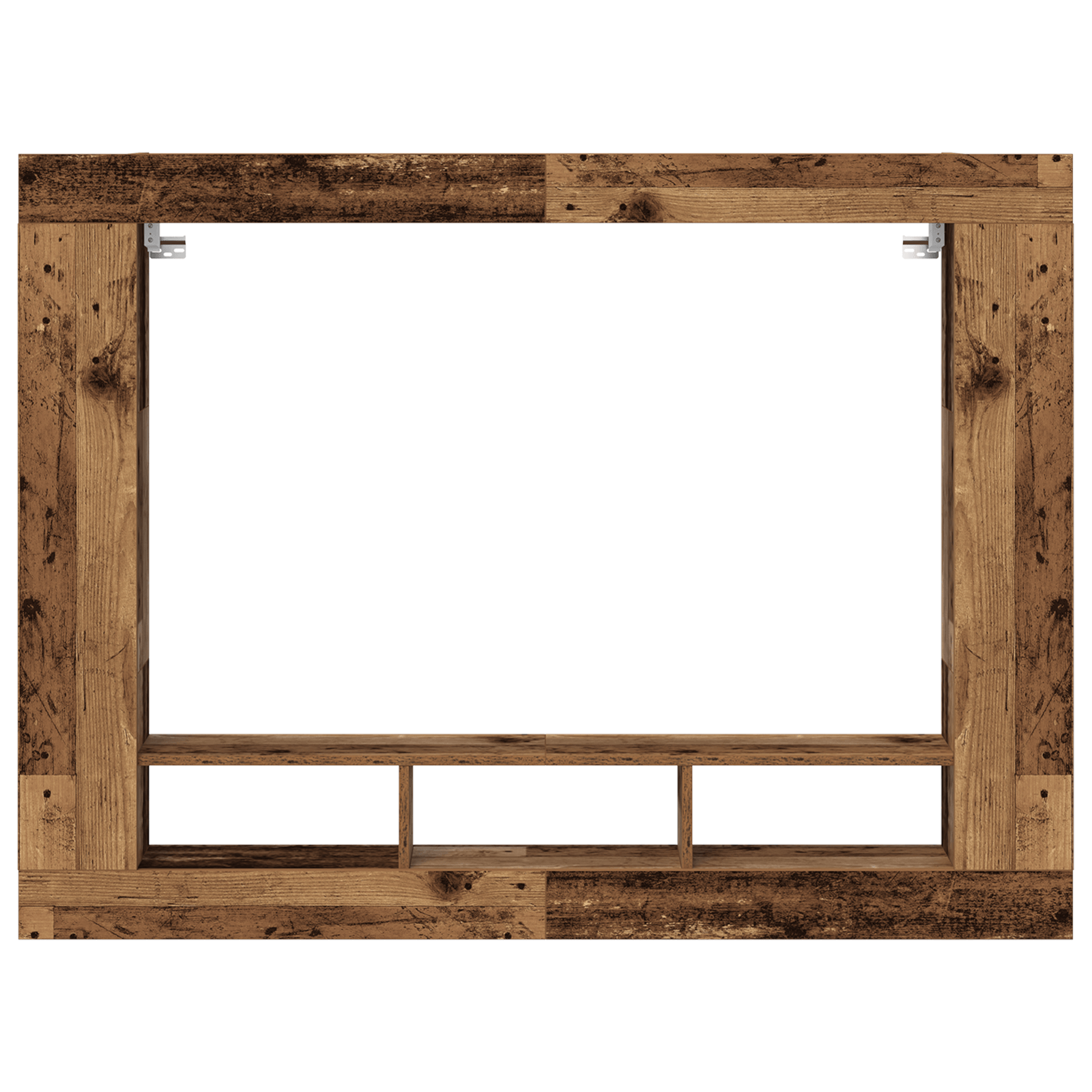 Dulap TV montat pe perete, lemn vechi, 152x22x113 cm — imaginea 5