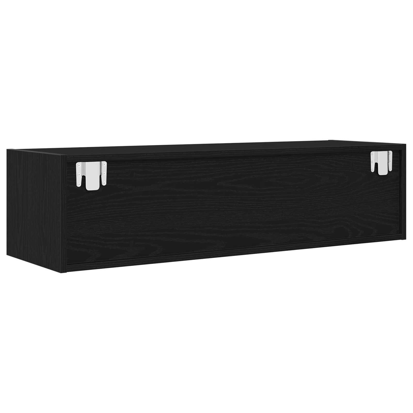 Dulap TV, stejar negru, 100x31x25,5 cm, lemn prelucrat — imaginea 6