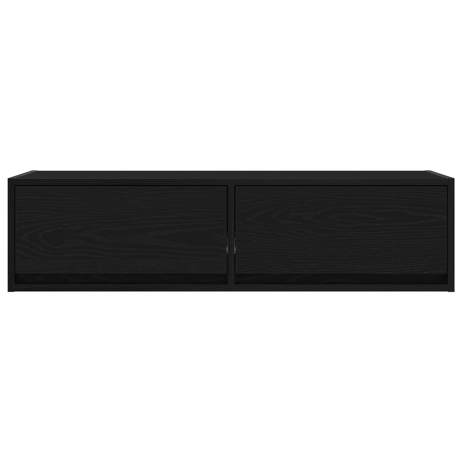 Dulap TV, stejar negru, 100x31x25,5 cm, lemn prelucrat — imaginea 7