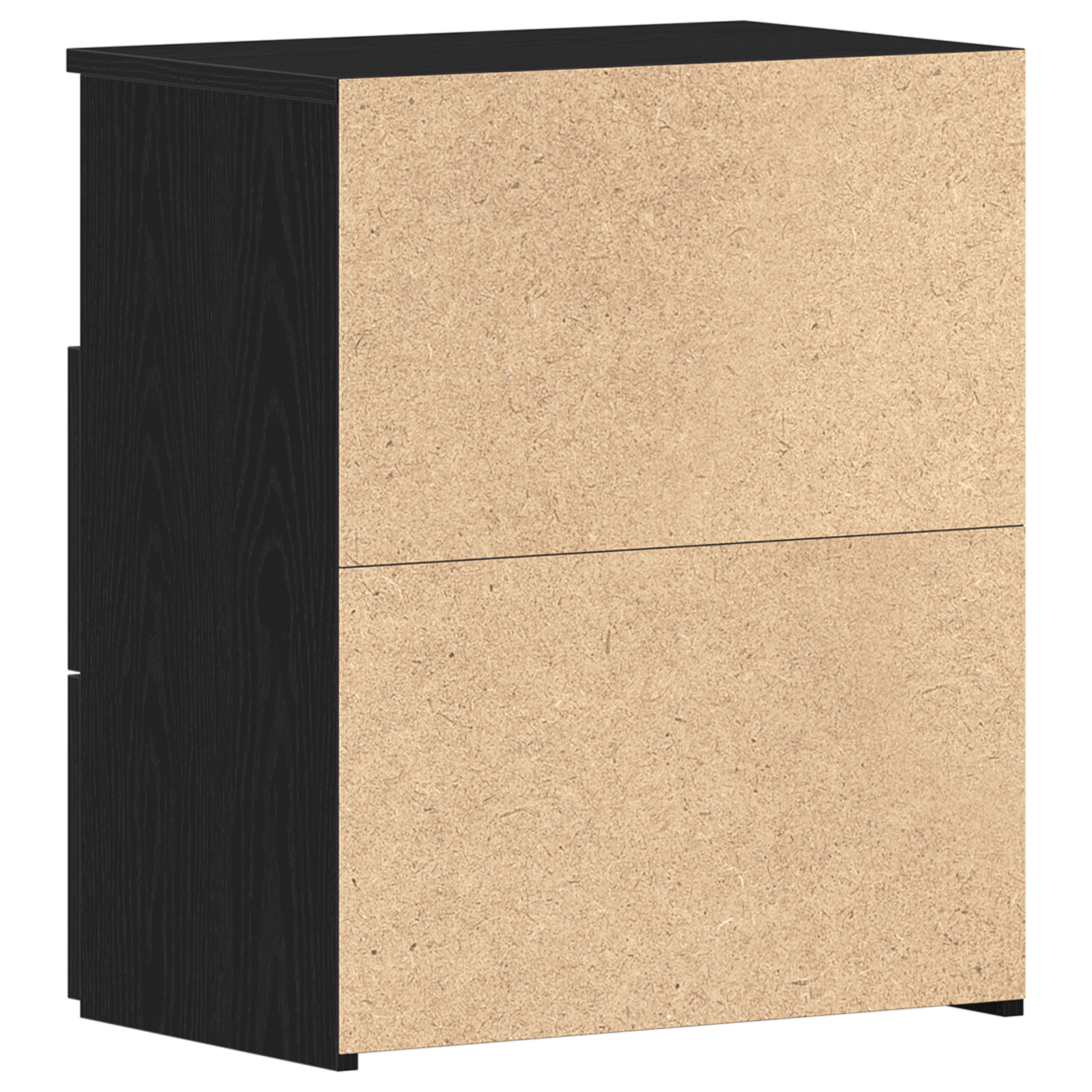 Noptierea Negru Stejar 50x32x60cm din lemn prelucrat — imaginea 6