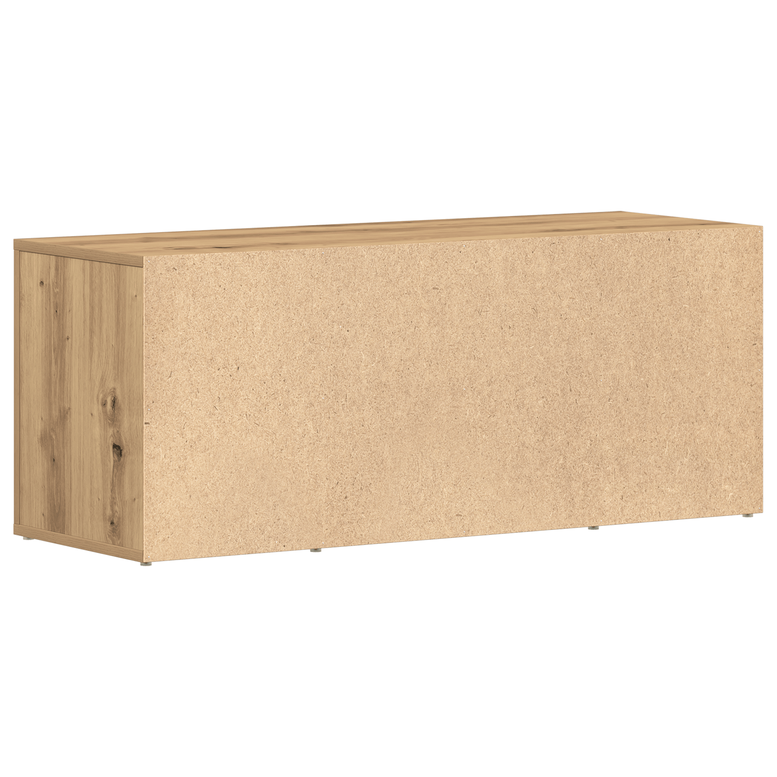 Dulap TV, stejar artizanal, 100x35x40 cm, lemn prelucrat — imaginea 8