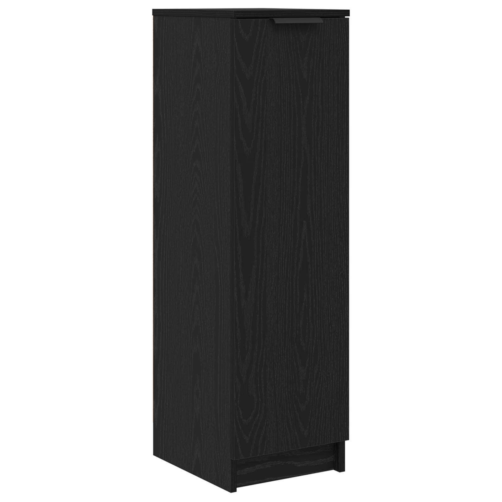 dulap de incaltaminte , Stejar Negru 29,5x35x100,5 cm, din lemn prelucrat — imaginea 2