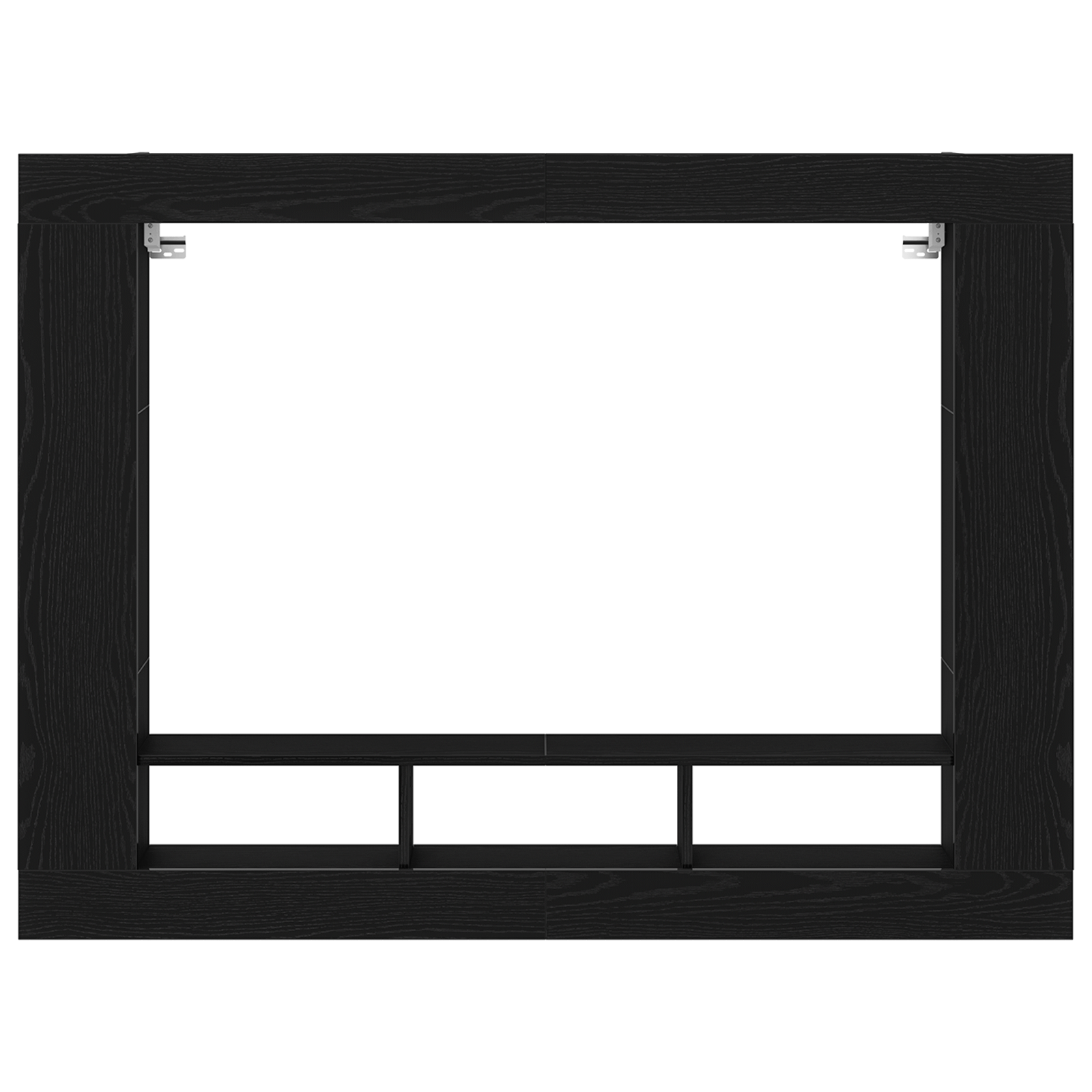 Dulap TV montat pe perete, stejar negru, 152x22x113 cm — imaginea 5
