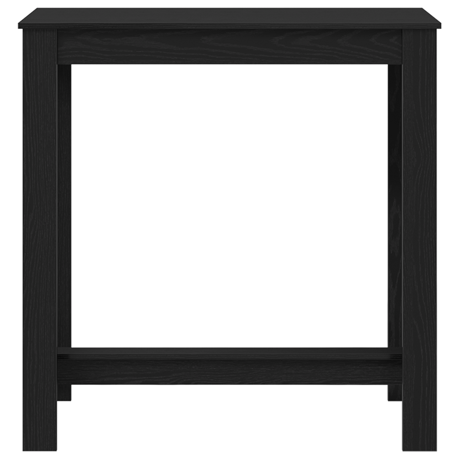 Masa de bar Neagra din Stejar 102x50x103,5 cm din Lemn Stratificat — imaginea 6
