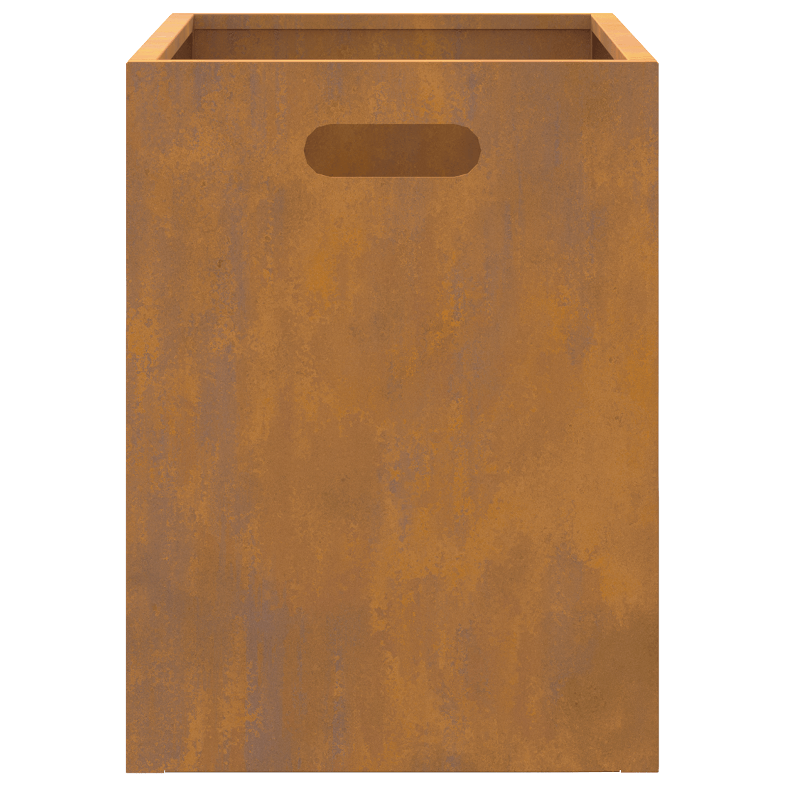 Vatra de foc, dreptunghi, 50x30x40 cm, otel corten — imaginea 7