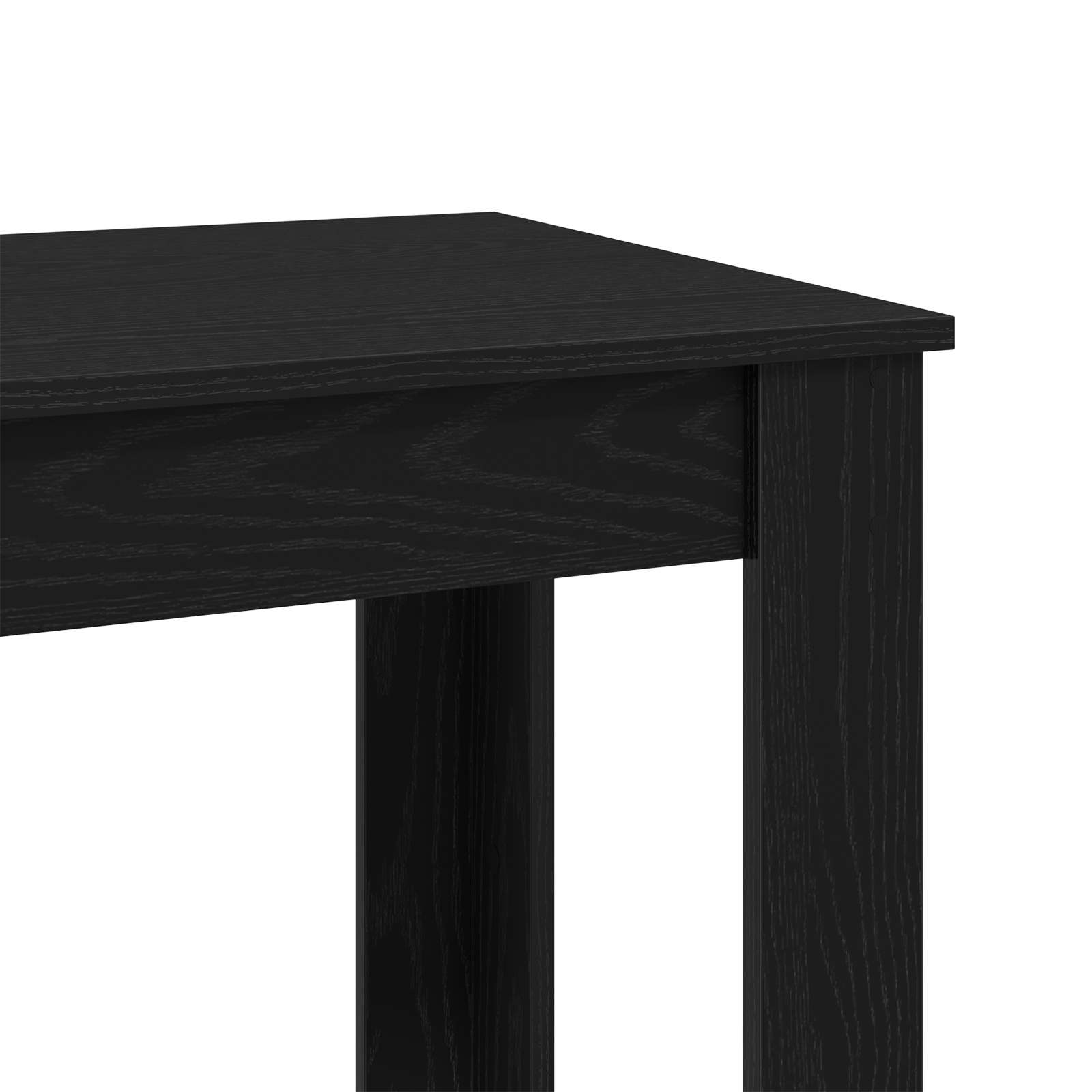 Masa de bar Neagra din Stejar 102x50x103,5 cm din Lemn Stratificat — imaginea 8