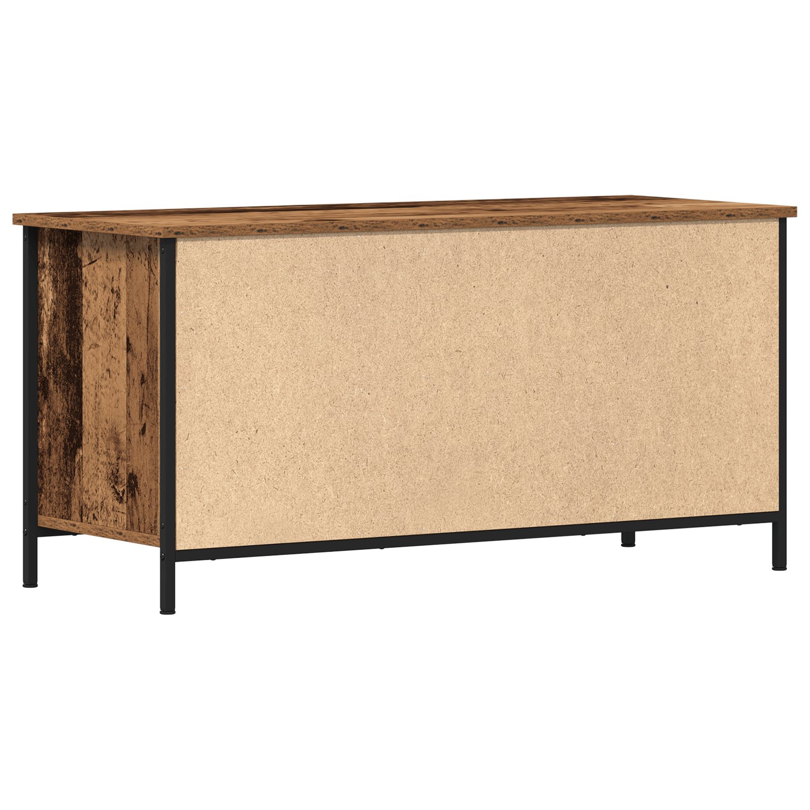 Dulap TV, lemn vechi, 100x40x50 cm, lemn prelucrat si otel — imaginea 8