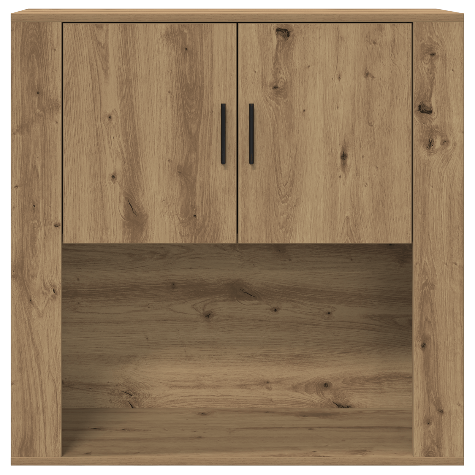 Dulap de perete, stejar artizanal, 80x33x80 cm, lemn prelucrat — imaginea 6