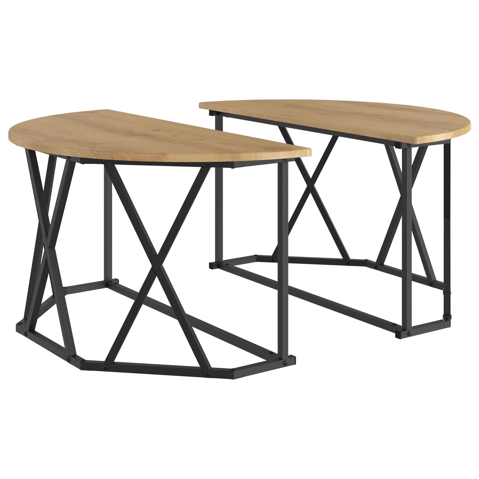 Masa de cafea Artisan Stejar 31.5x31.5x16.5 inci Fabricata din Lemn Compozit — imaginea 2
