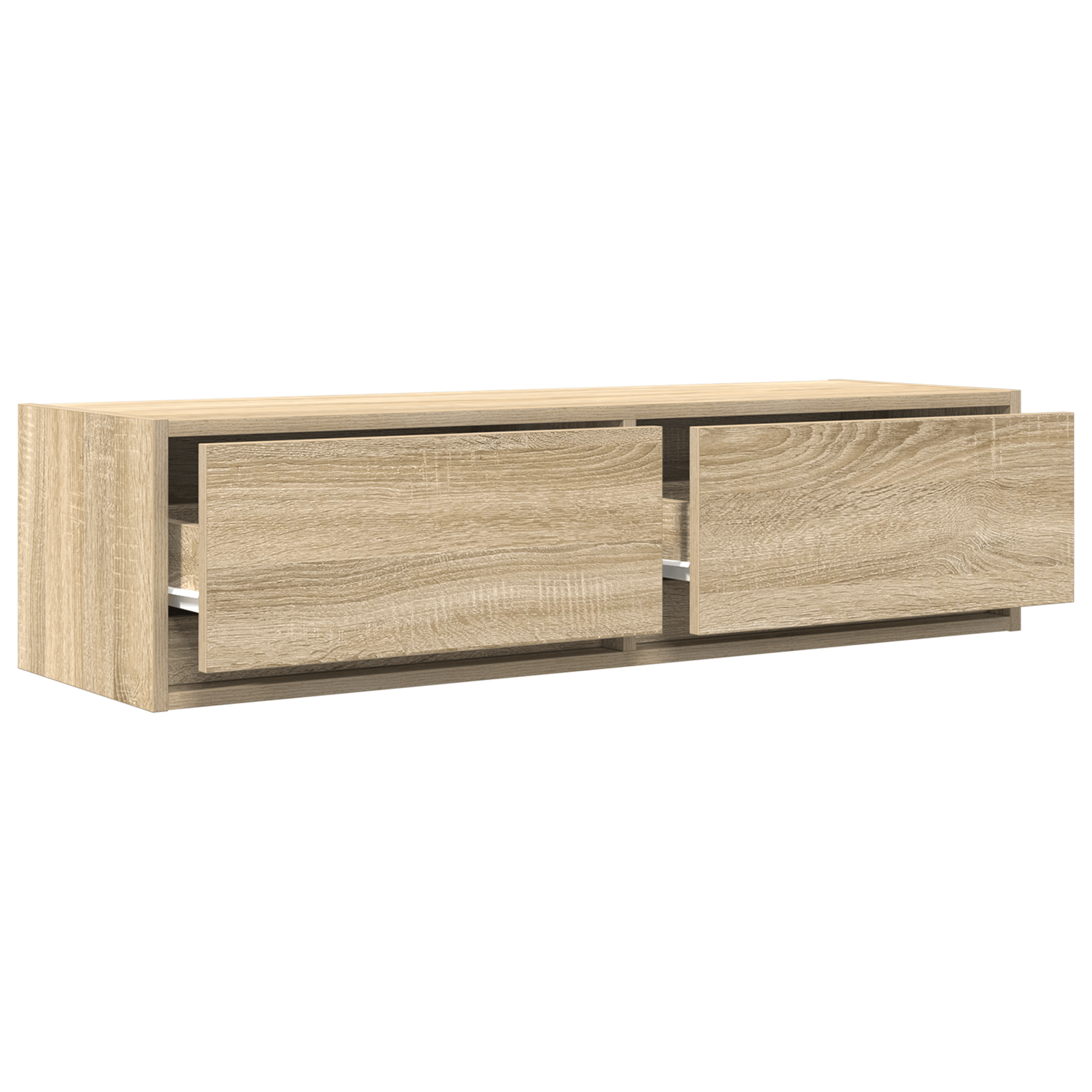 Dulap TV, stejar sonoma, 100x31x25,5 cm, lemn prelucrat — imaginea 5