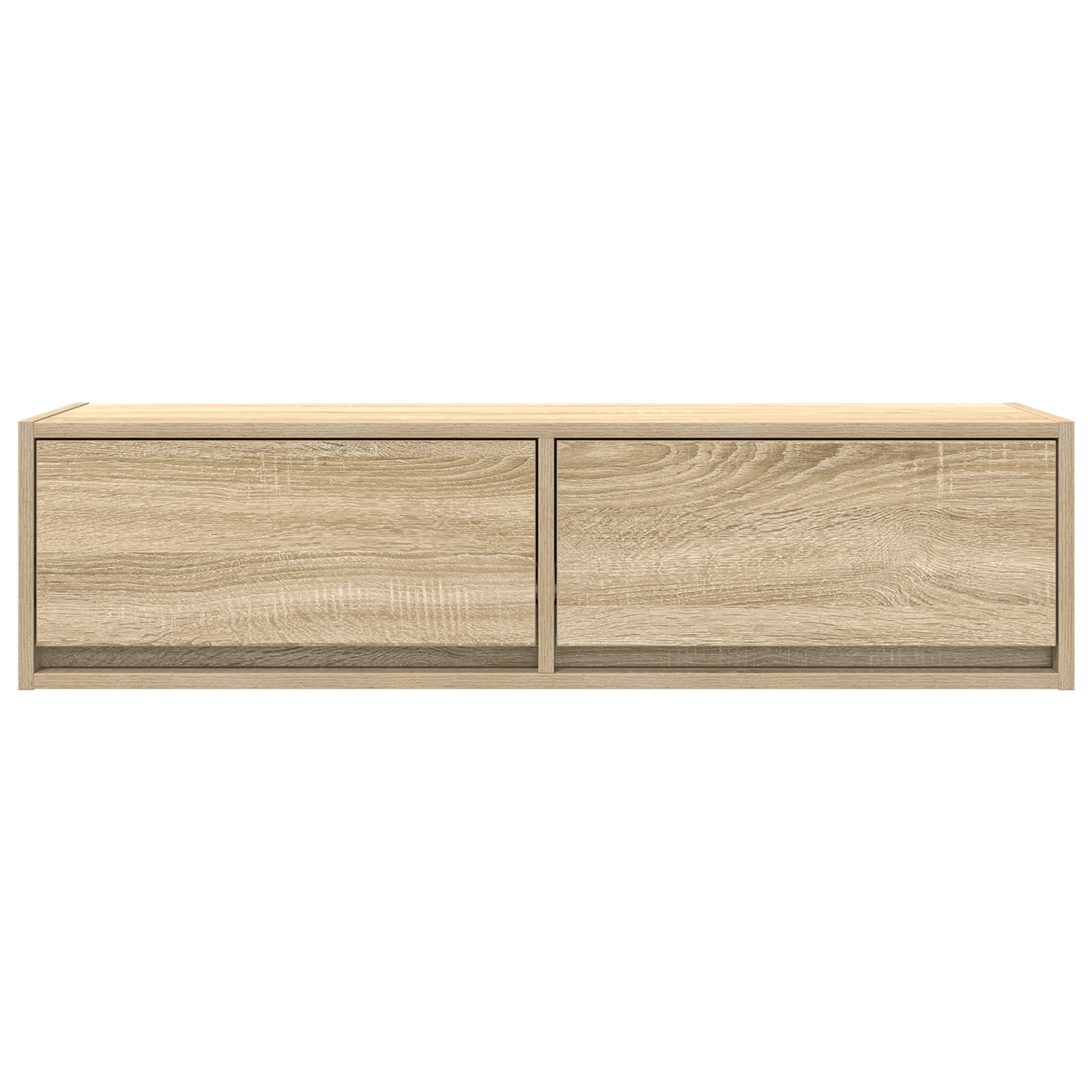 Dulap TV, stejar sonoma, 100x31x25,5 cm, lemn prelucrat — imaginea 7