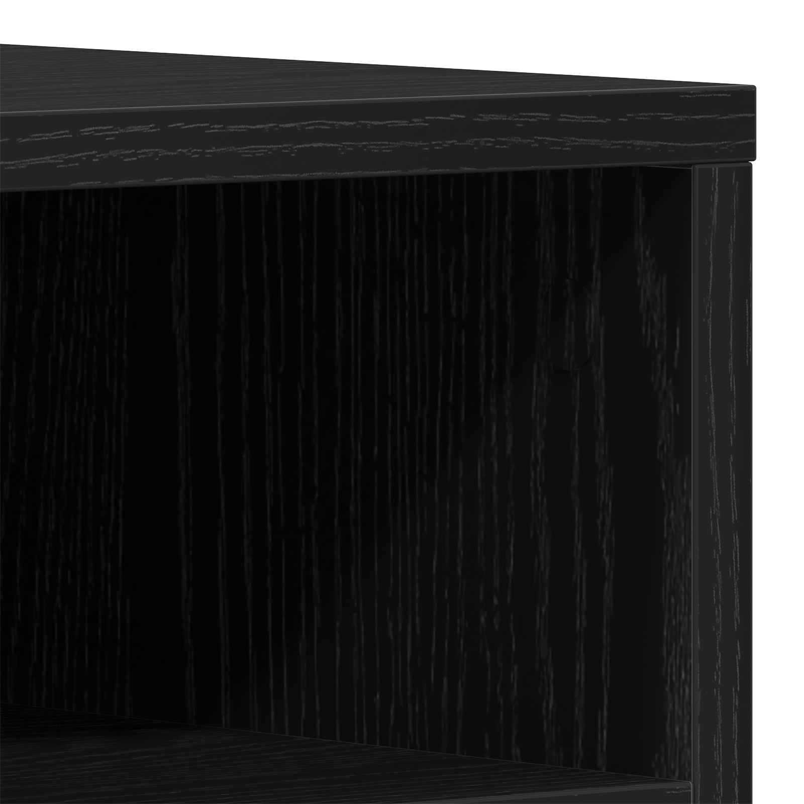 Cabinet TV Negru 150x30x44,5 cm Lemn prelucrat — imaginea 9