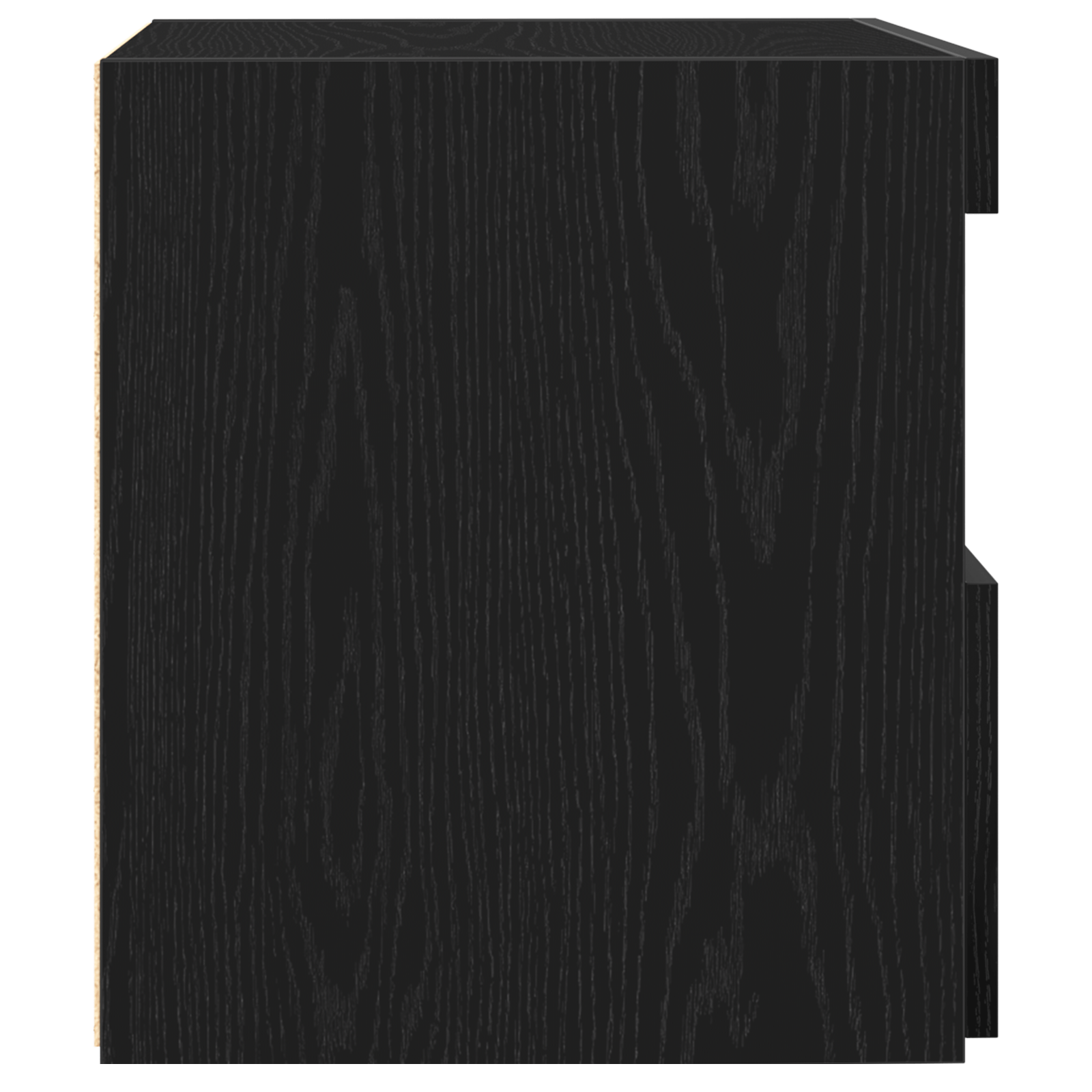 Noptiera cu lumini LED, stejar negru, 50x40x45 cm — imaginea 7