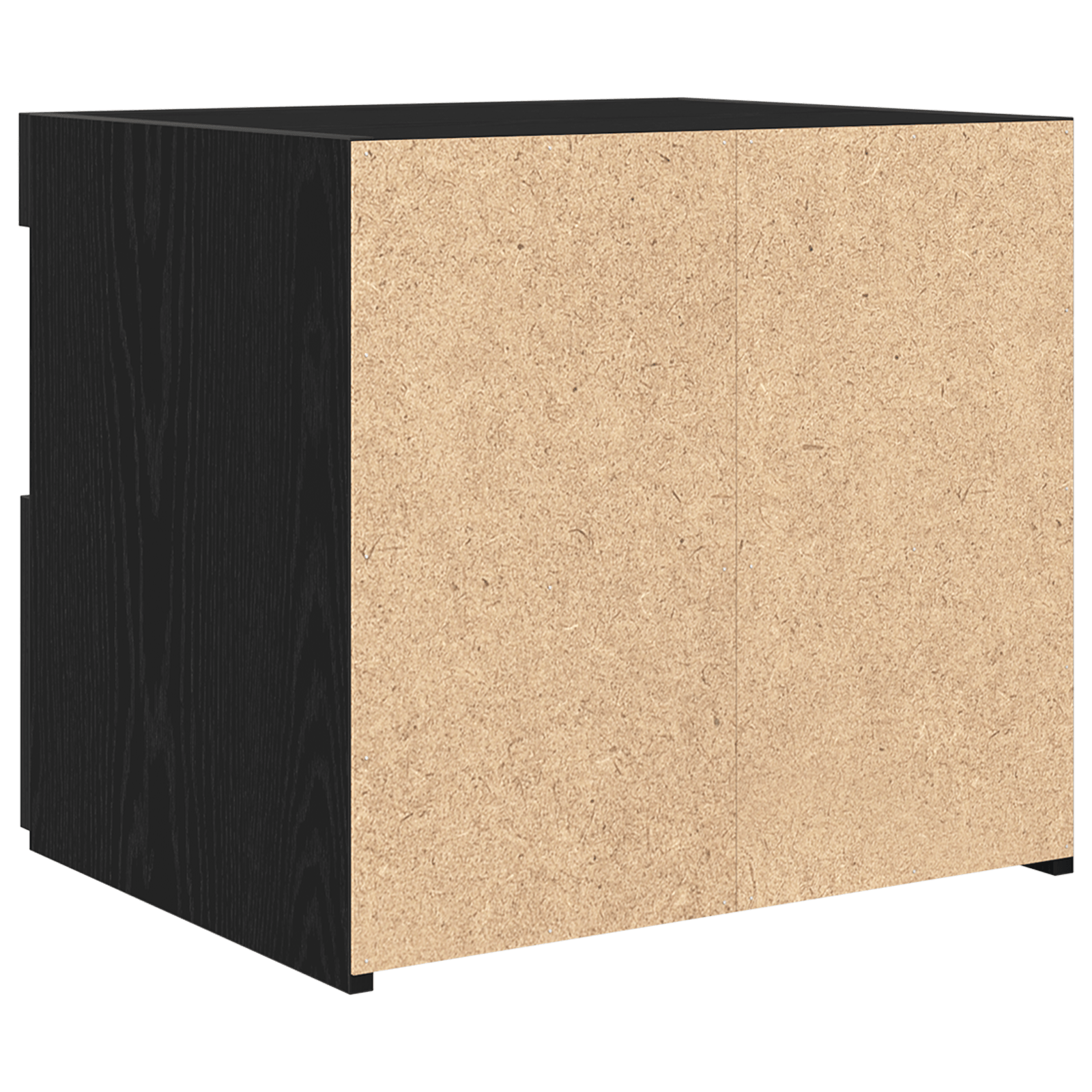 Noptiera cu lumini LED, stejar negru, 50x40x45 cm — imaginea 8