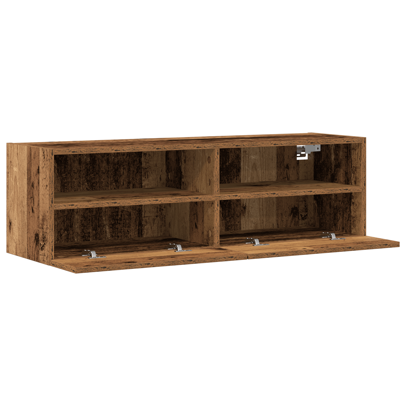 Dulap TV de perete, lemn vechi, 100x30x30 cm, lemn prelucrat — imaginea 5