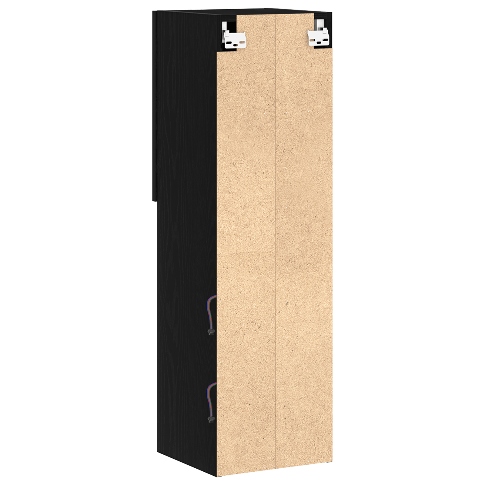 Dulap TV cu LED, stejar negru, 30,5x30x102 cm, lemn prelucrat — imaginea 6