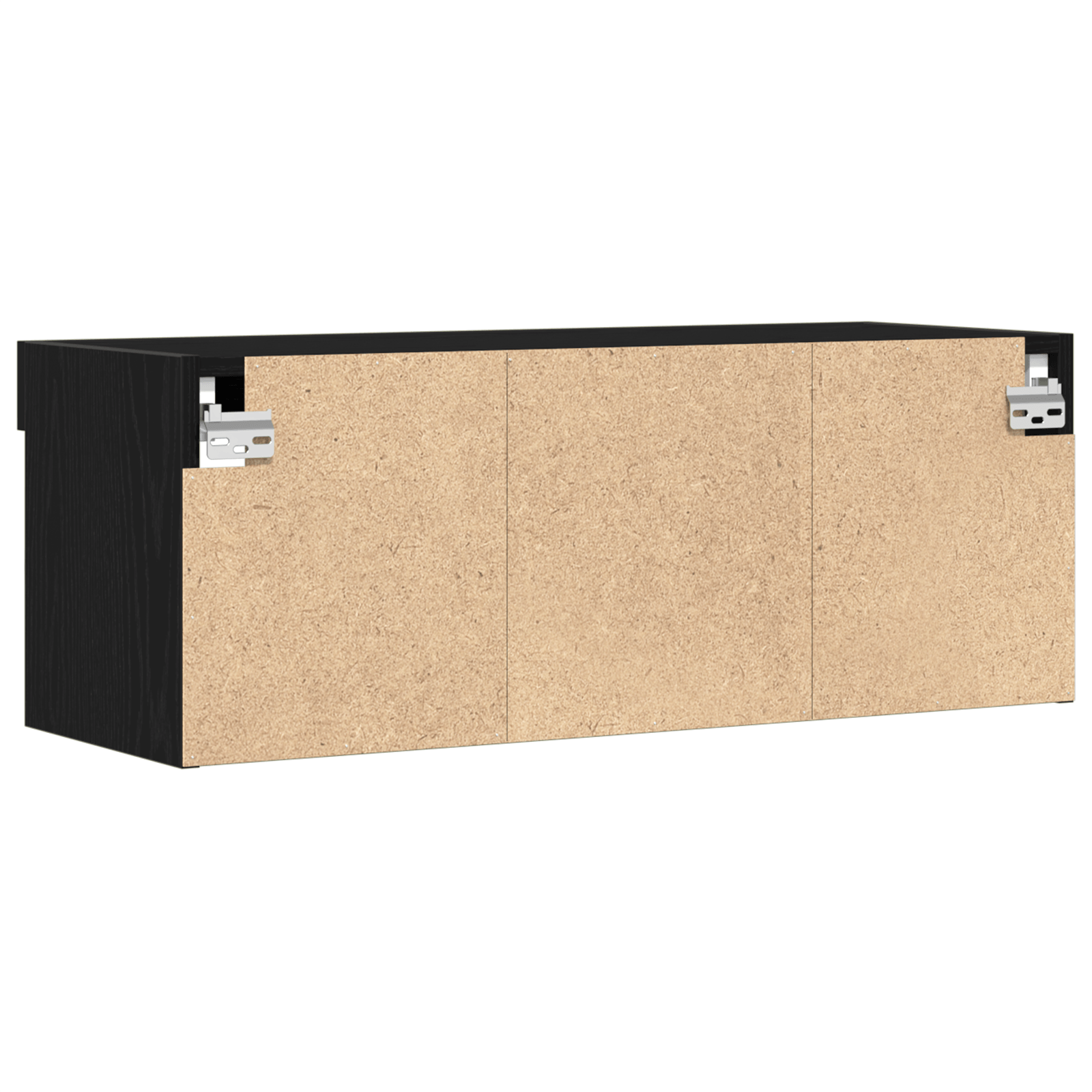 Dulap TV de perete cu LED, stejar negru, 80x30x30 cm — imaginea 9
