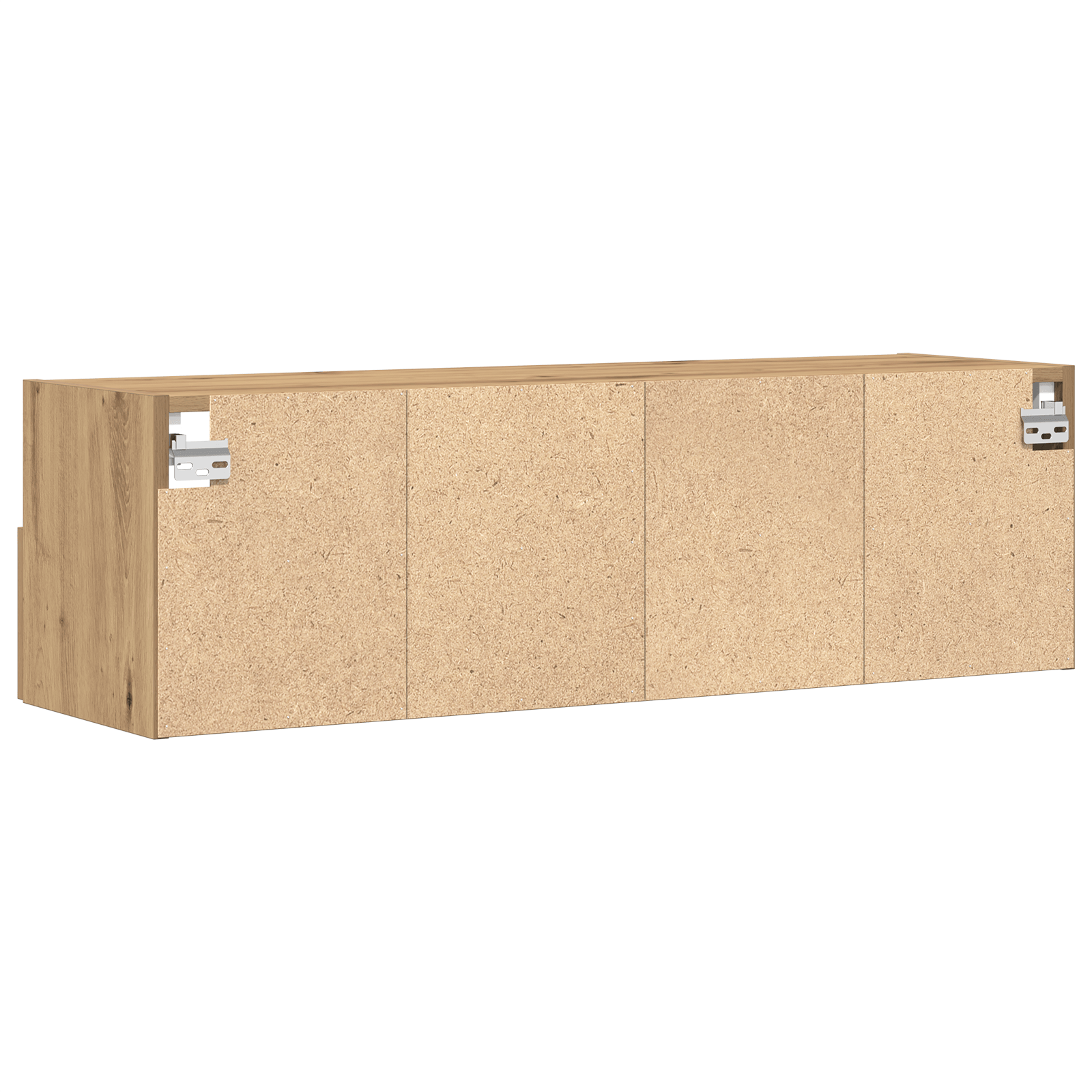 Dulap TV de perete stejar artizanal 100x30x30 cm lemn prelucrat — imaginea 8