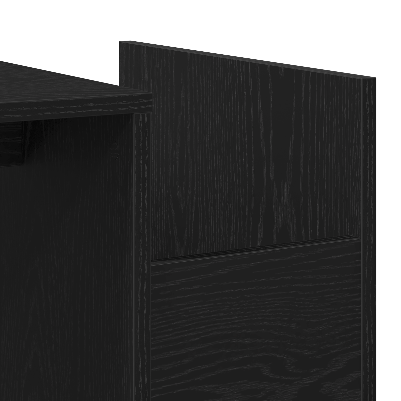 Masa de cafea Negru Stejar 90x45x35 cm Lemn compus — imaginea 8