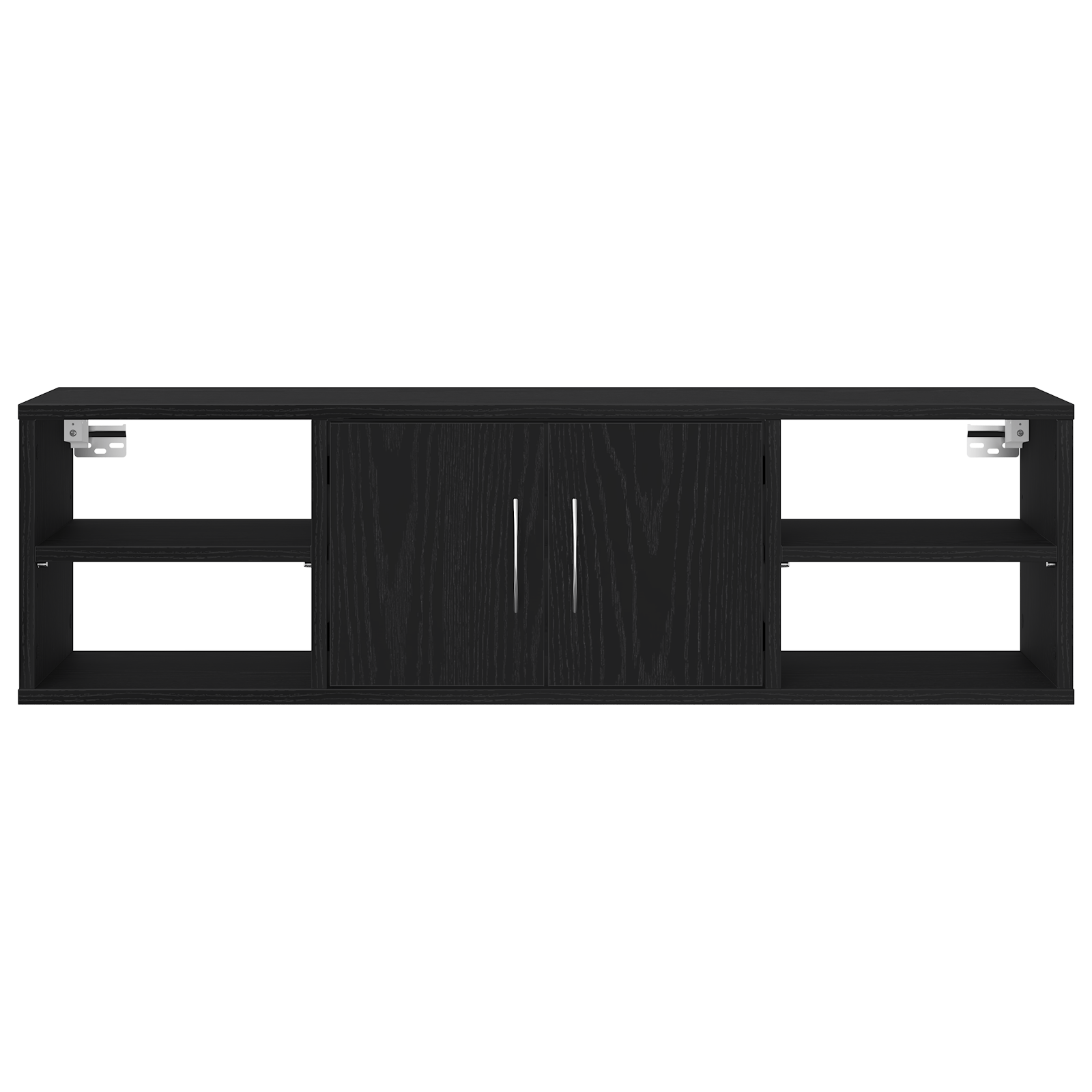 Raft de perete, stejar negru, 140x41x75 cm, lemn prelucrat — imaginea 7