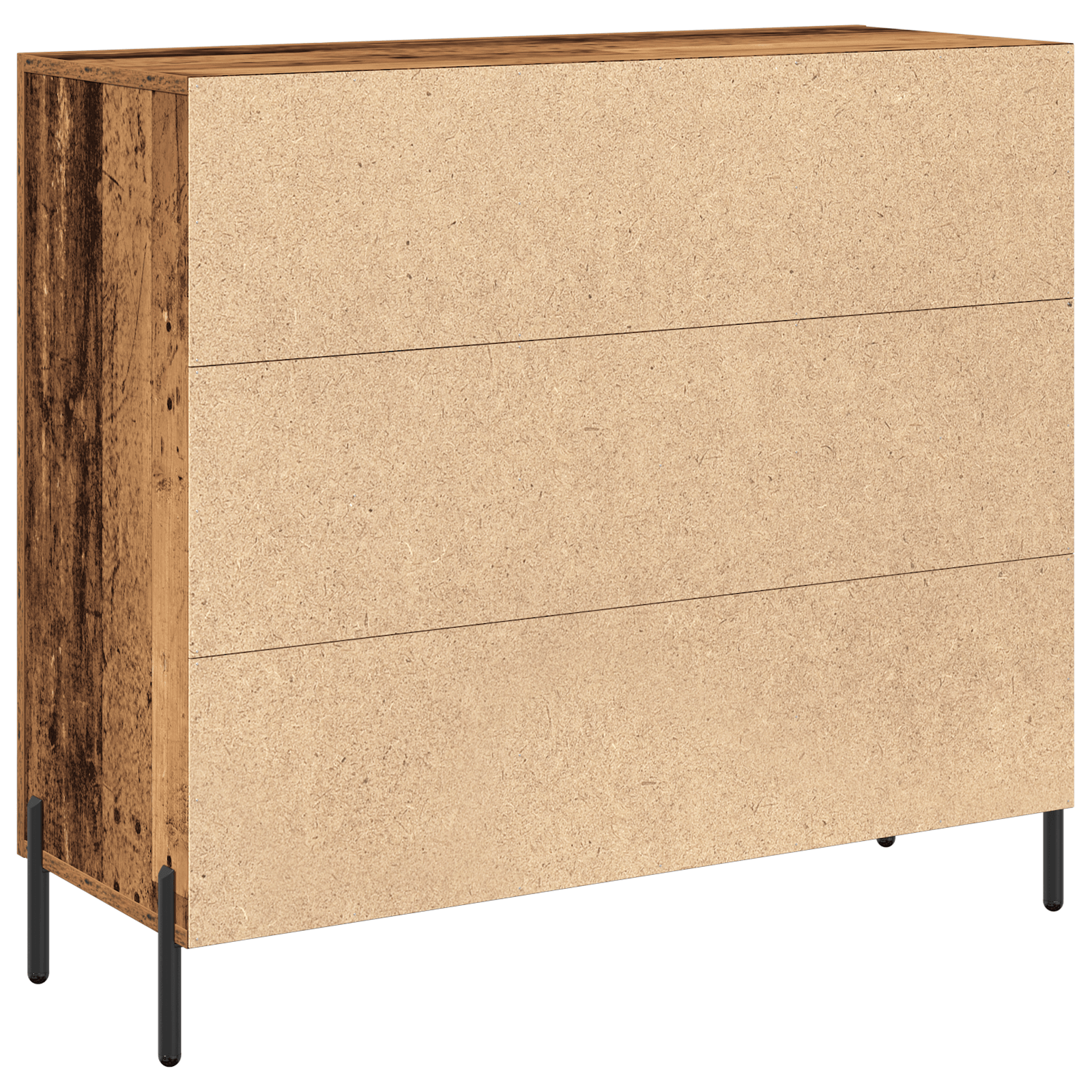 bufet vidalXL din lemn vechi 90x34x80 cm, din lemn stratificat — imaginea 5