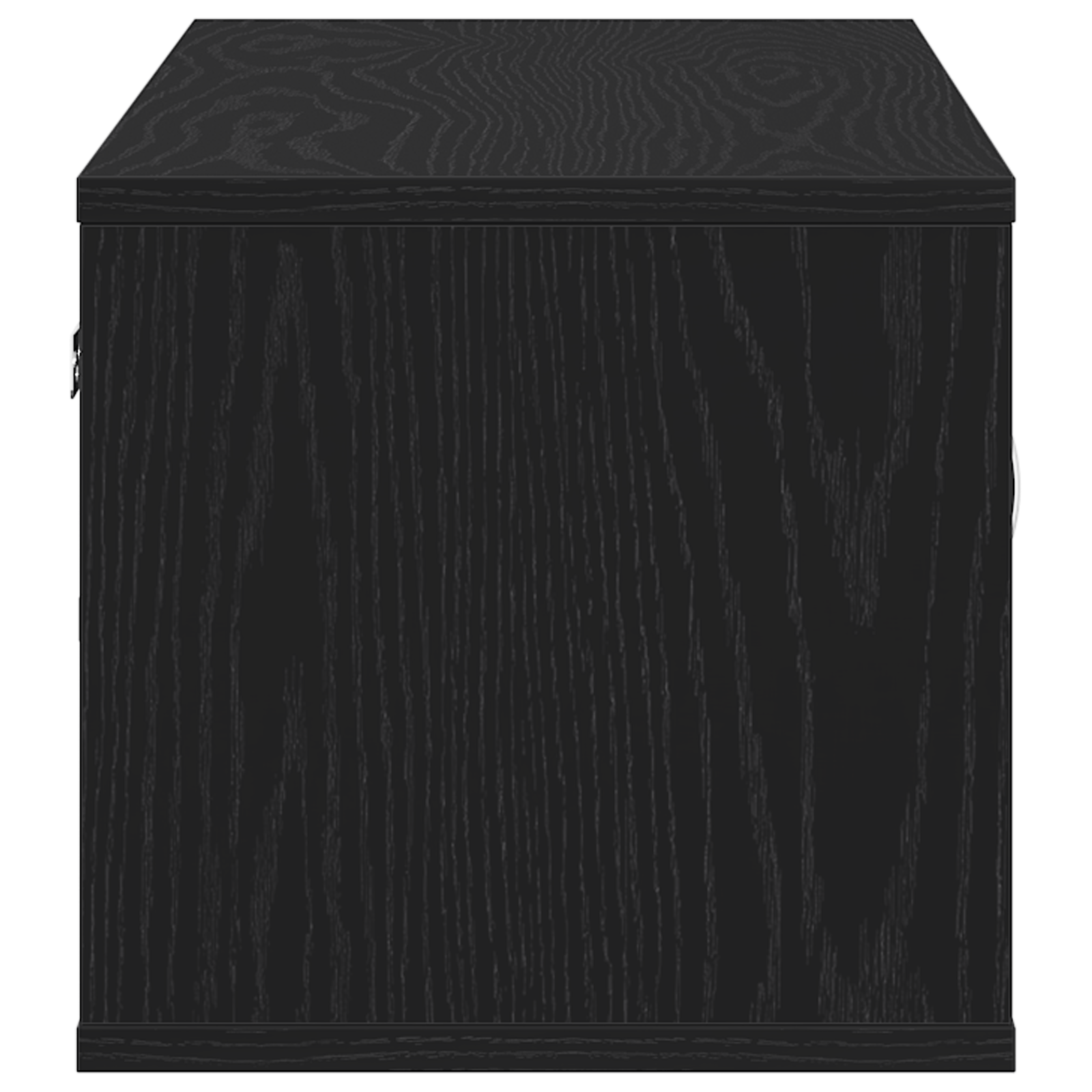Raft de perete, stejar negru, 140x41x75 cm, lemn prelucrat — imaginea 8