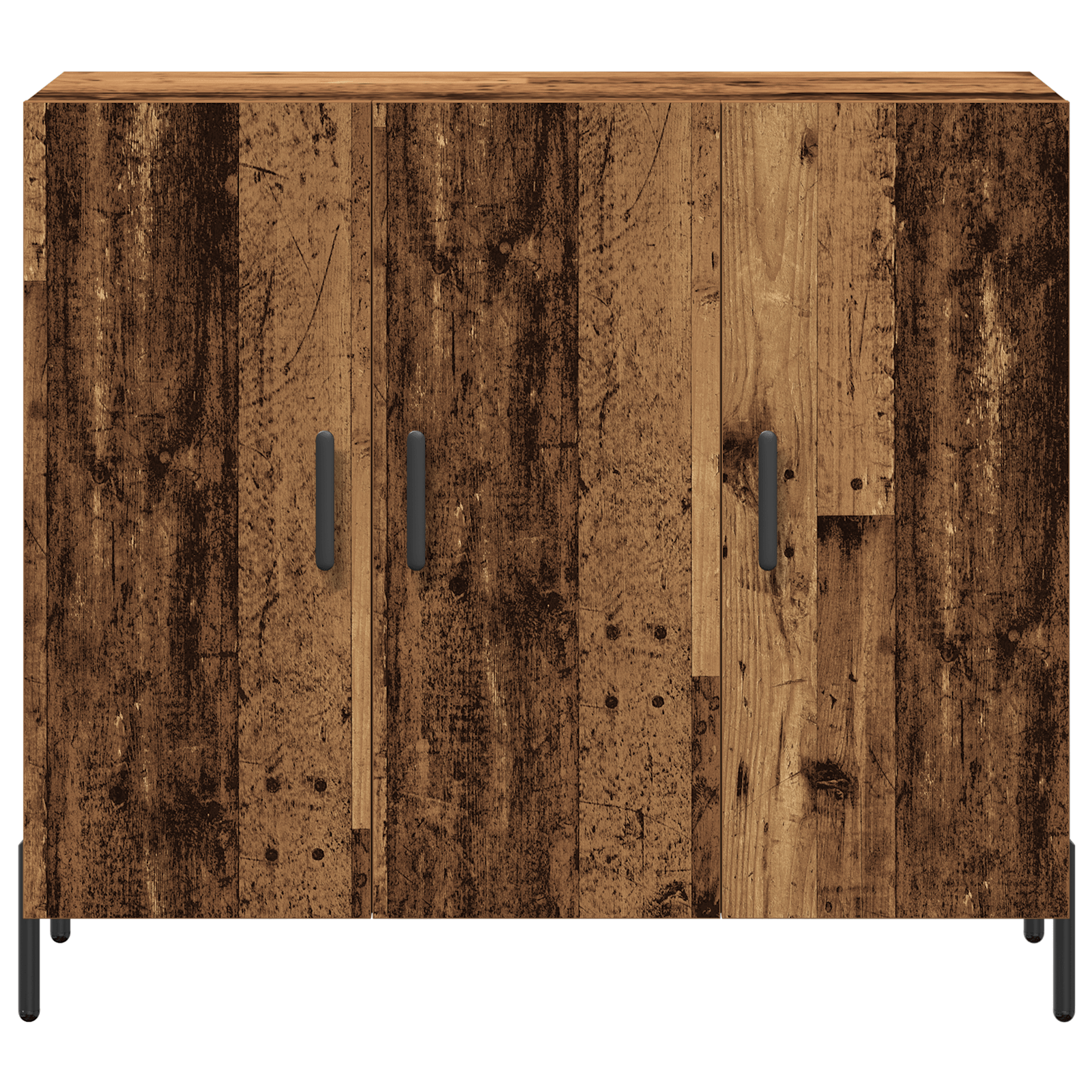 bufet vidalXL din lemn vechi 90x34x80 cm, din lemn stratificat — imaginea 6