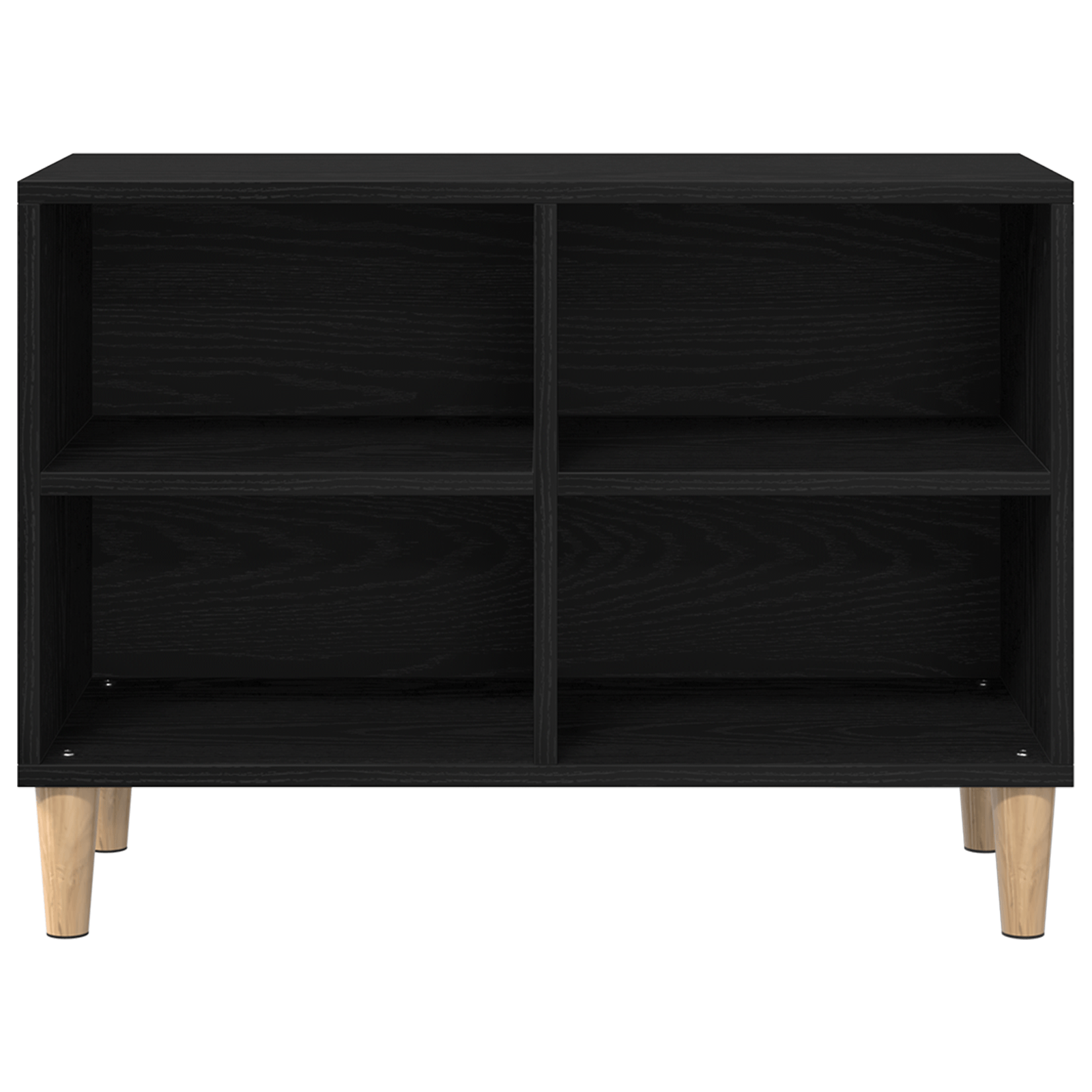 Cabinet TV din stejar negru - 69.5x30x50 cm, Fabricat din lemn prelucrat — imaginea 6