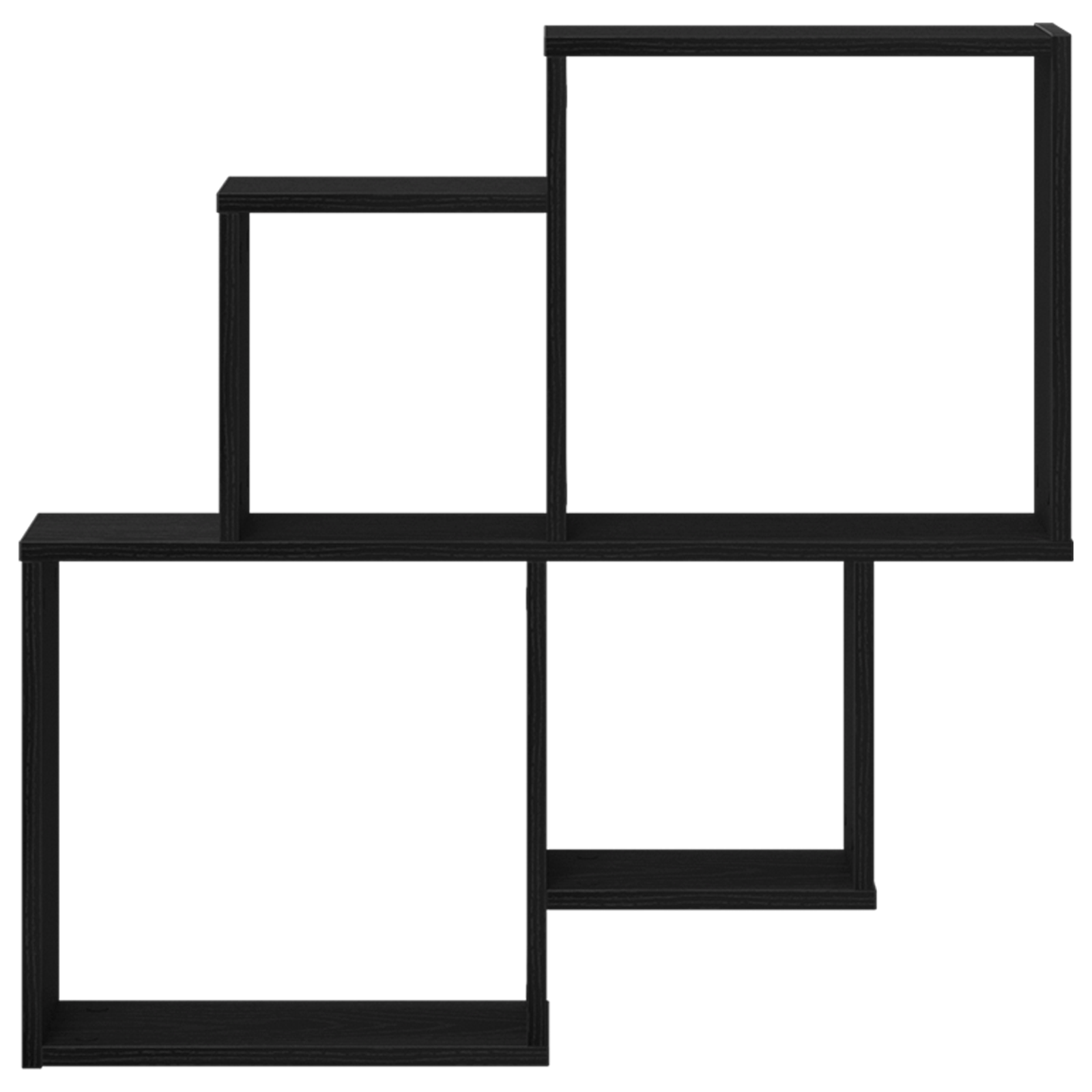 Dulap de perete Stejar negru 80x15x78,5 cm - Lemn compozit — imaginea 6
