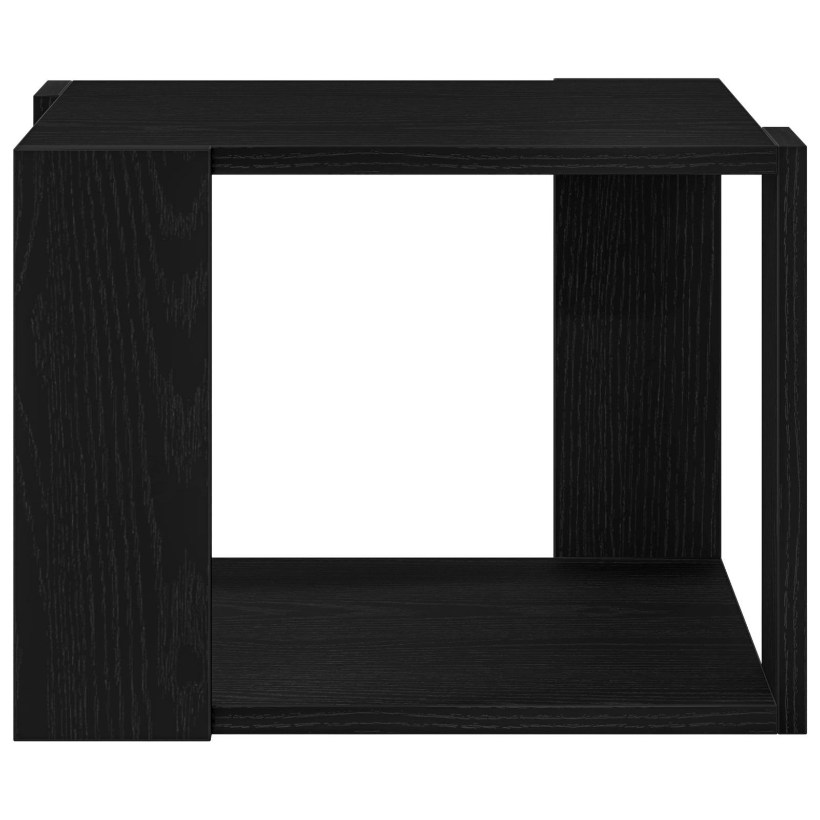 Masuta de cafea, stejar negru, 40x40x30 cm, lemn prelucrat — imaginea 6