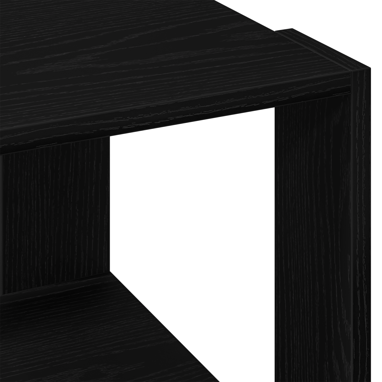 Masuta de cafea, stejar negru, 40x40x30 cm, lemn prelucrat — imaginea 8