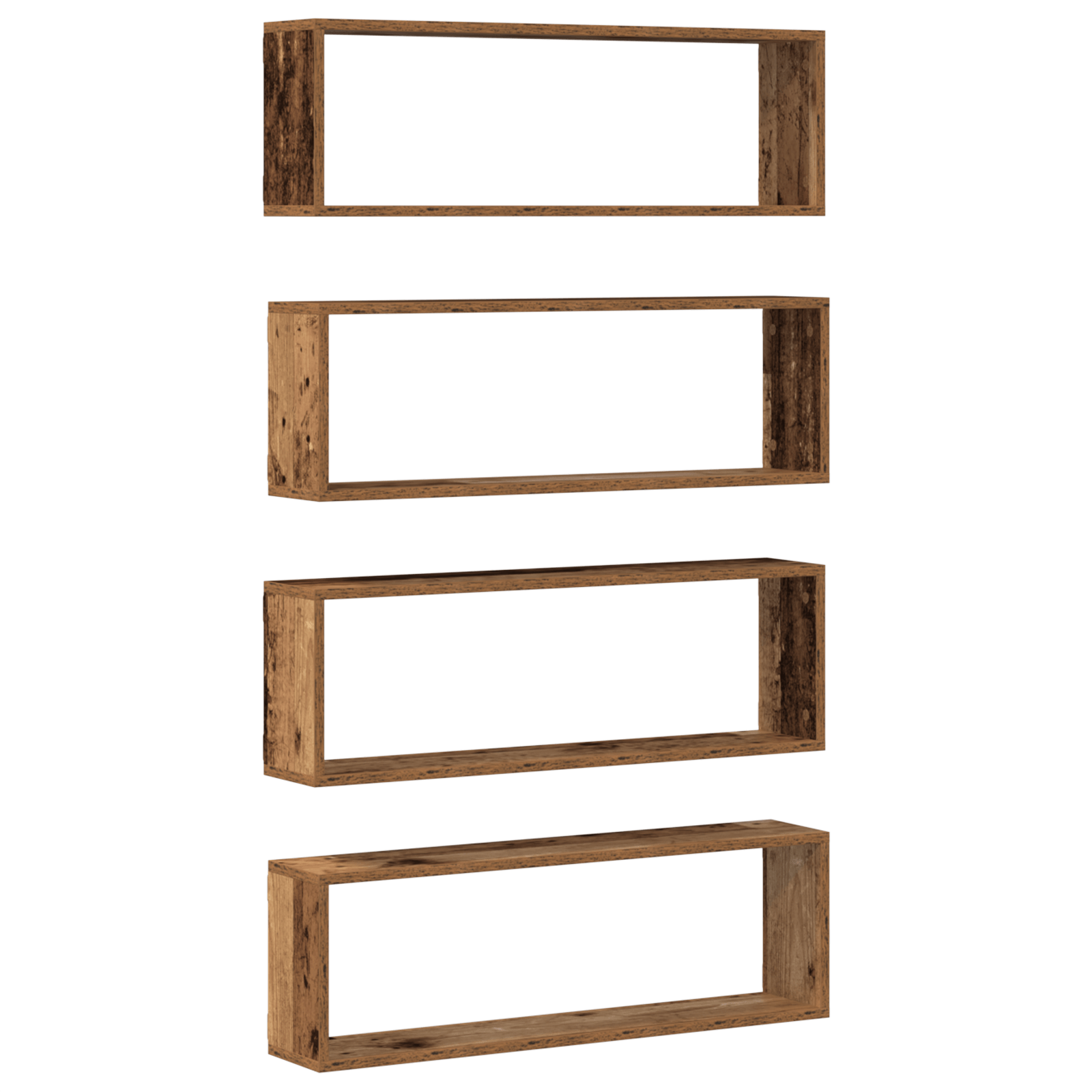Rafturi 4 buc Lemn Vechi 80x15x26 cm Lemn Prelucrat — imaginea 6