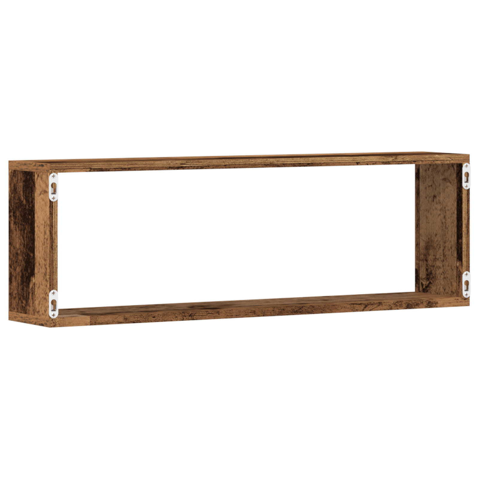 Set 2 rafturi din lemn vechi, 80x15x26 cm, lemn ingineresc — imaginea 7