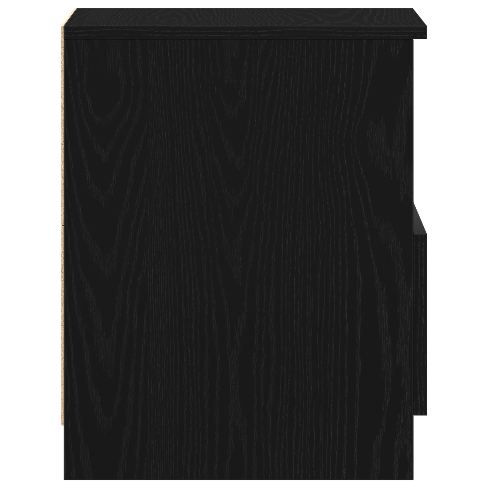 Noptiera 2 buc Negru Stejar 40x40x50 cm Lemn de aglomerat — imaginea 10
