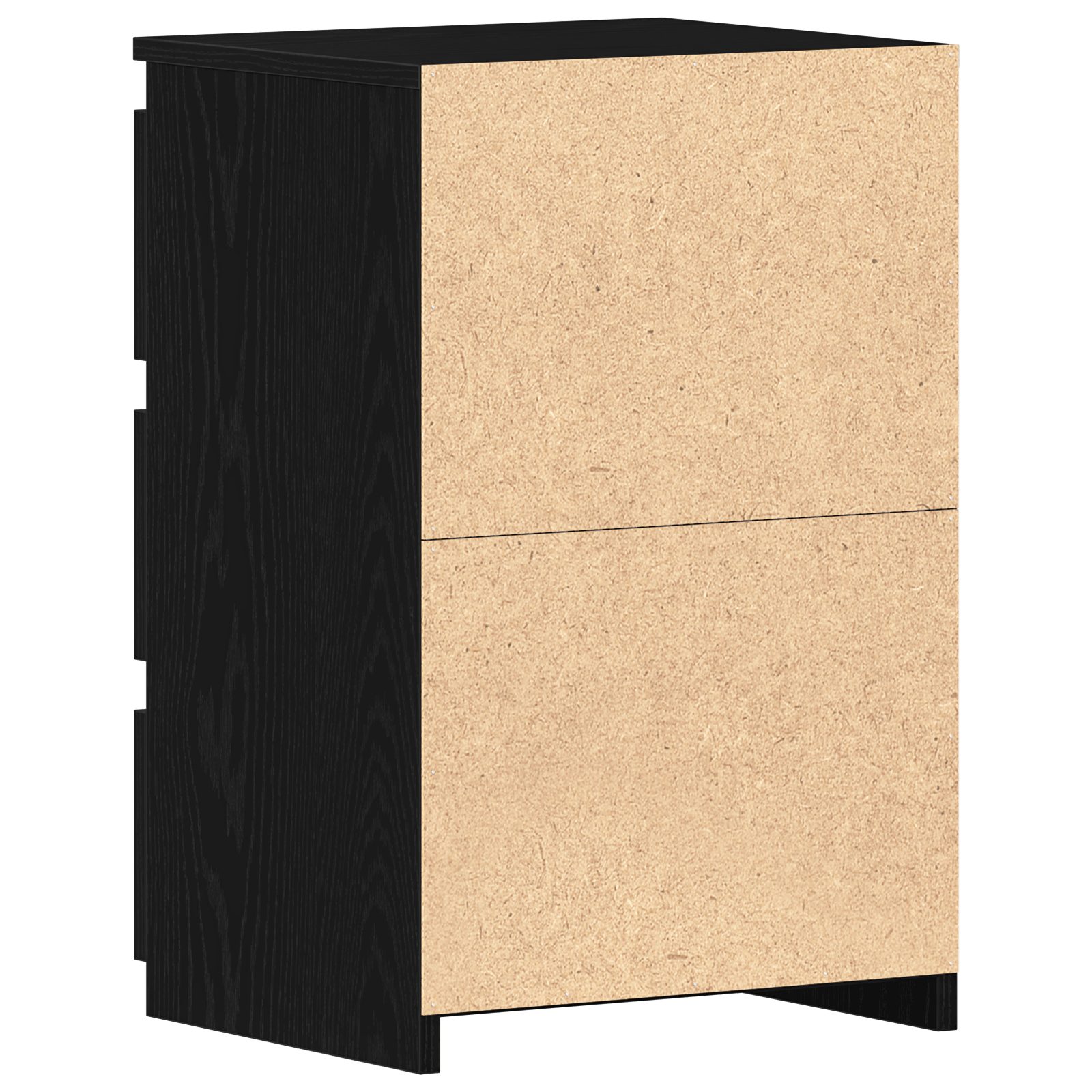 Noptiera 2 piese Stejar Negru 40x35x62,5 cm Lemn Compus — imaginea 7