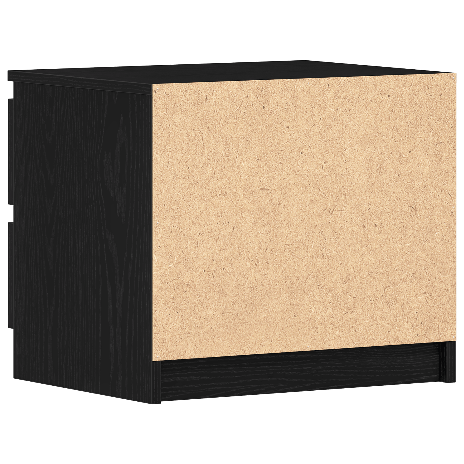 Noptiera 2 buc Negru Stejar 50x40x43,5 cm din lemn aglomerat — imaginea 7