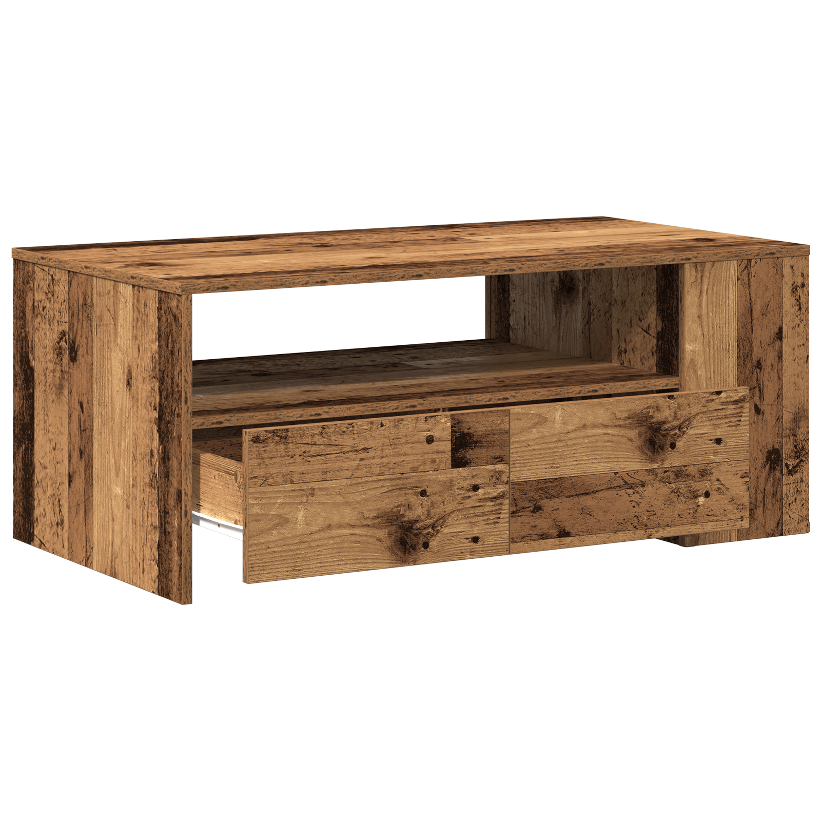Masuta de cafea, lemn vechi, 102x55x45 cm, lemn prelucrat — imaginea 5