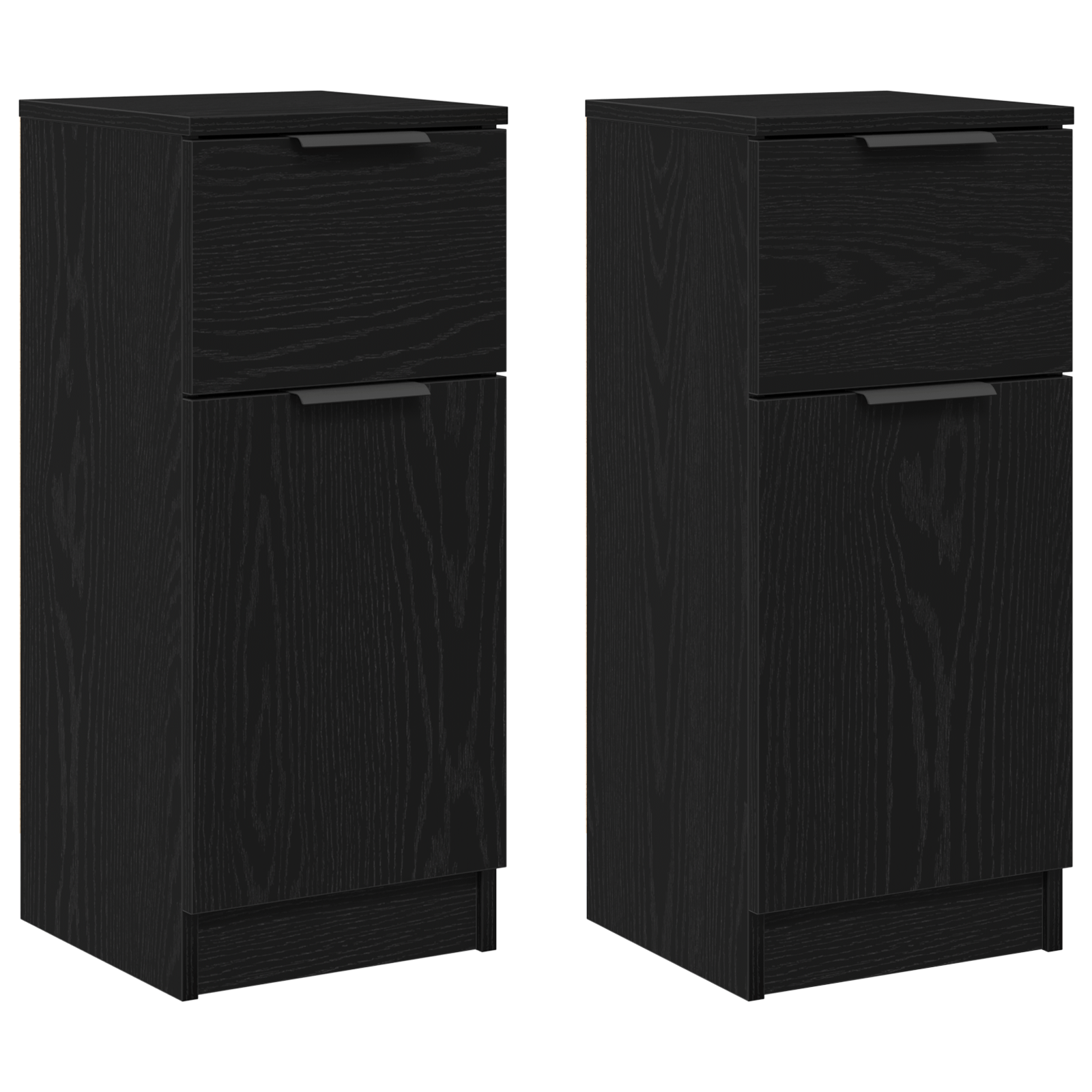 Dulap, stejar negru, 30x30x70 cm, MDF — imaginea 2