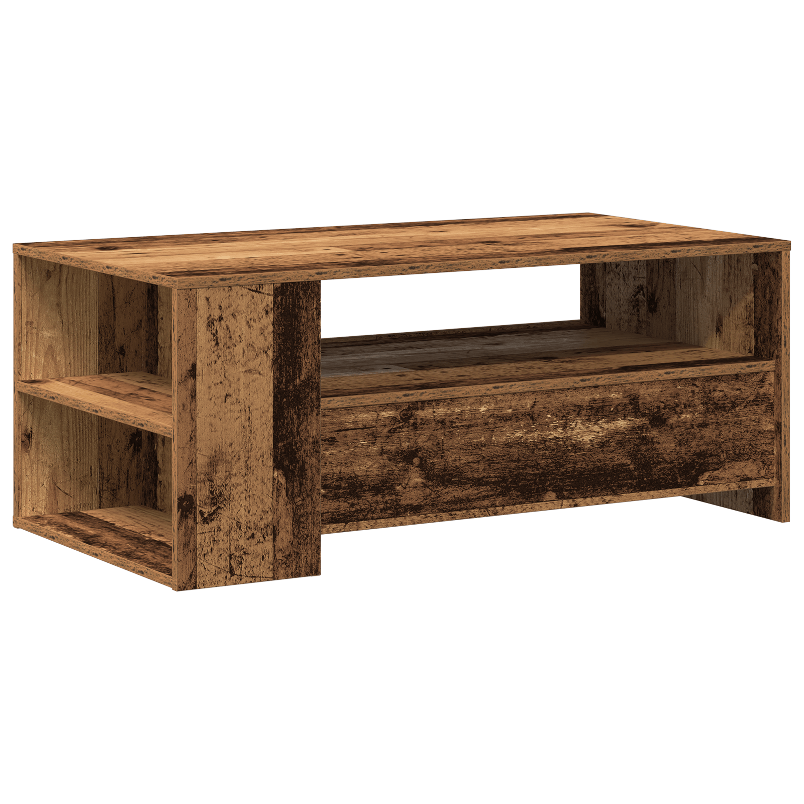 Masuta de cafea, lemn vechi, 102x55x45 cm, lemn prelucrat — imaginea 6